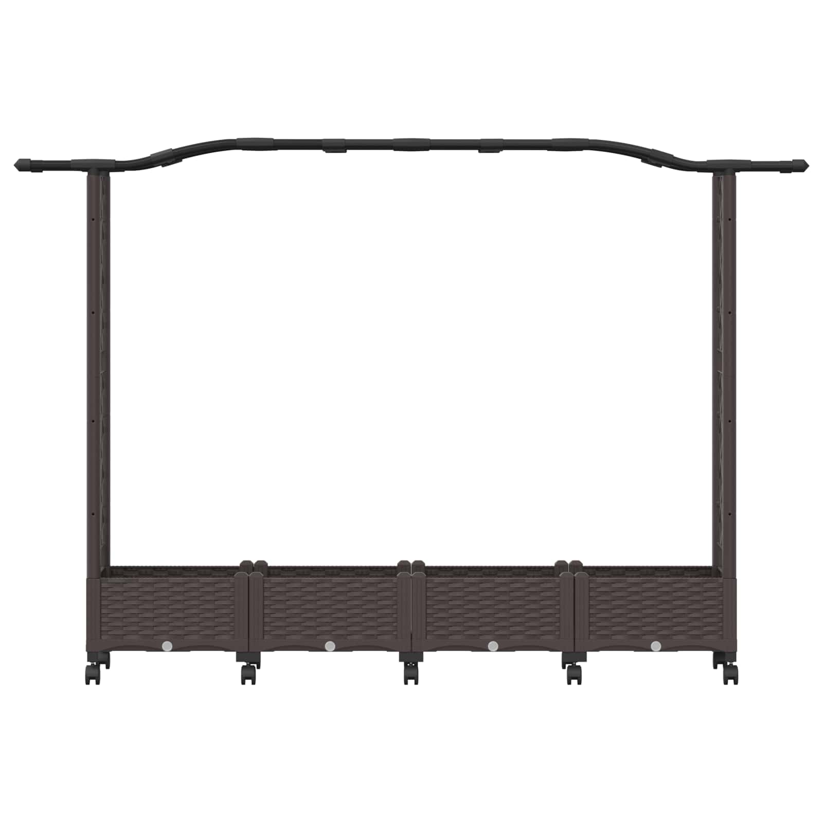 Pakeltas lovas su trelėmis ir stogu Ruda 207 x 40 x 129 cm PP Pakeltas lovas su trelėmis ir stogu Ruda 207 x 40 x 129 cm PP - Image 5