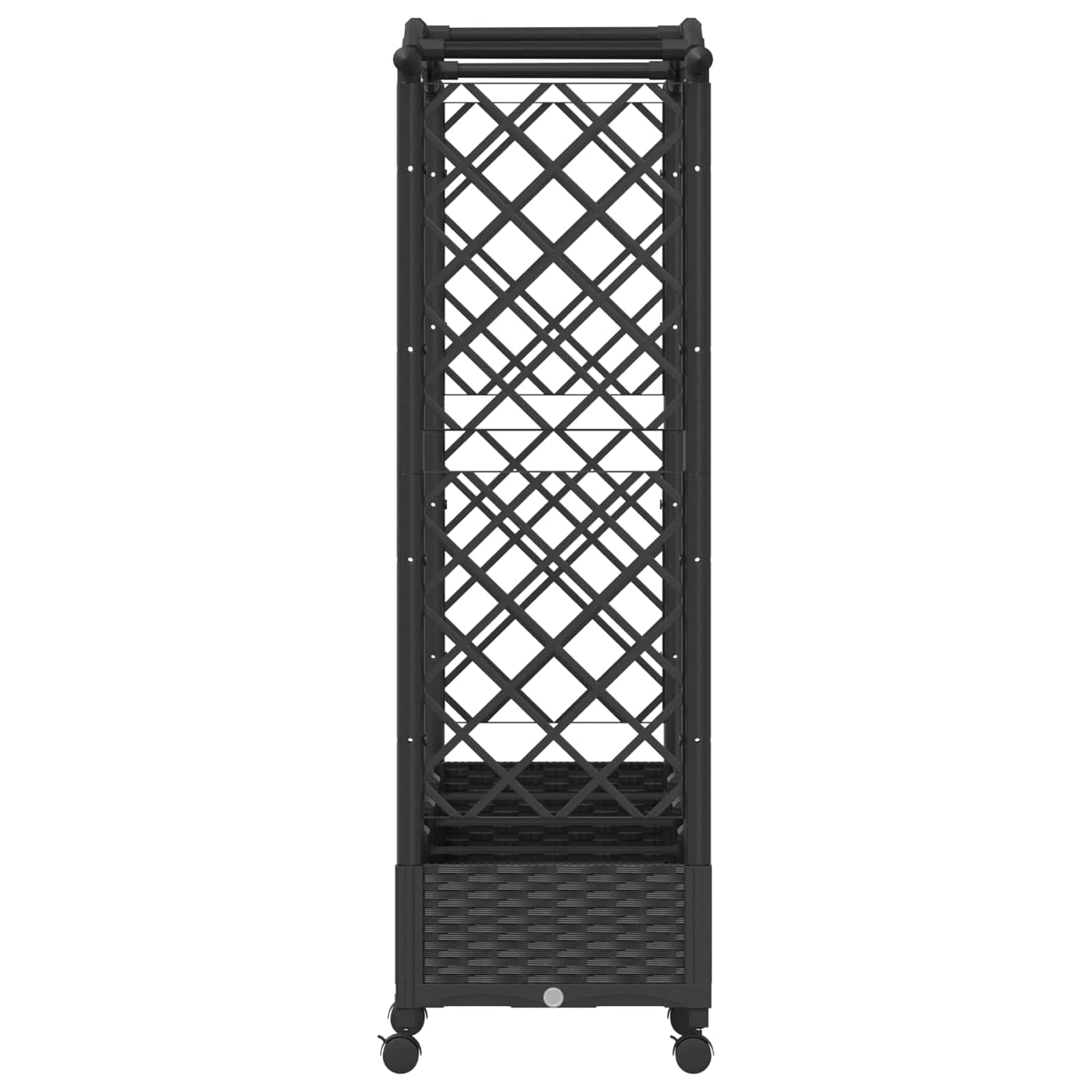 Pakeltas lovas su trelėmis ir stogu Juoda 207 x 40 x 129 cm PP Pakeltas lovas su trelėmis ir stogu Juoda 207 x 40 x 129 cm PP - Image 6