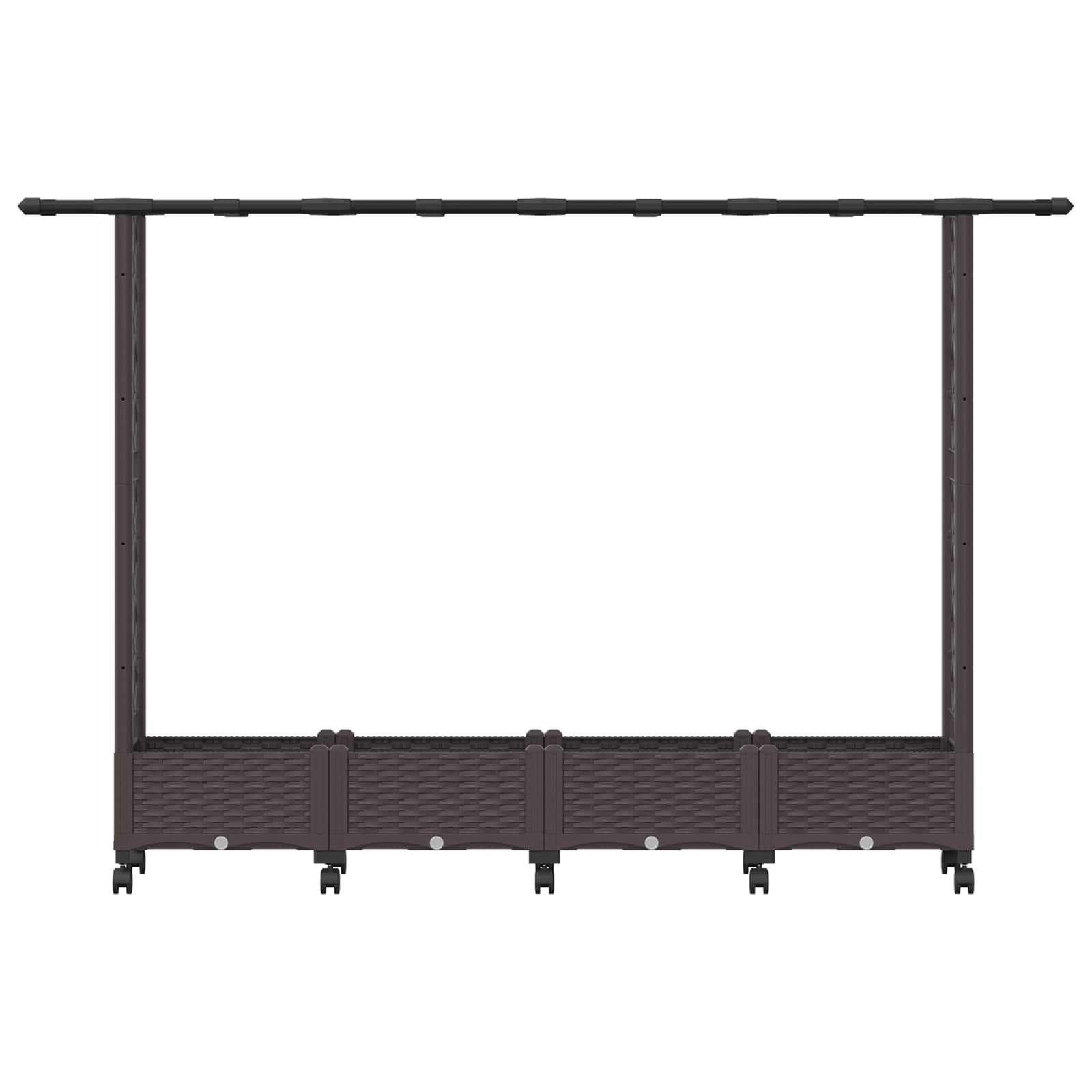 Pakeltas lovas su trelėmis ir stogu Ruda 203 x 40 x 127 cm PP Pakeltas lovas su trelėmis ir stogu Ruda 203 x 40 x 127 cm PP - Image 5