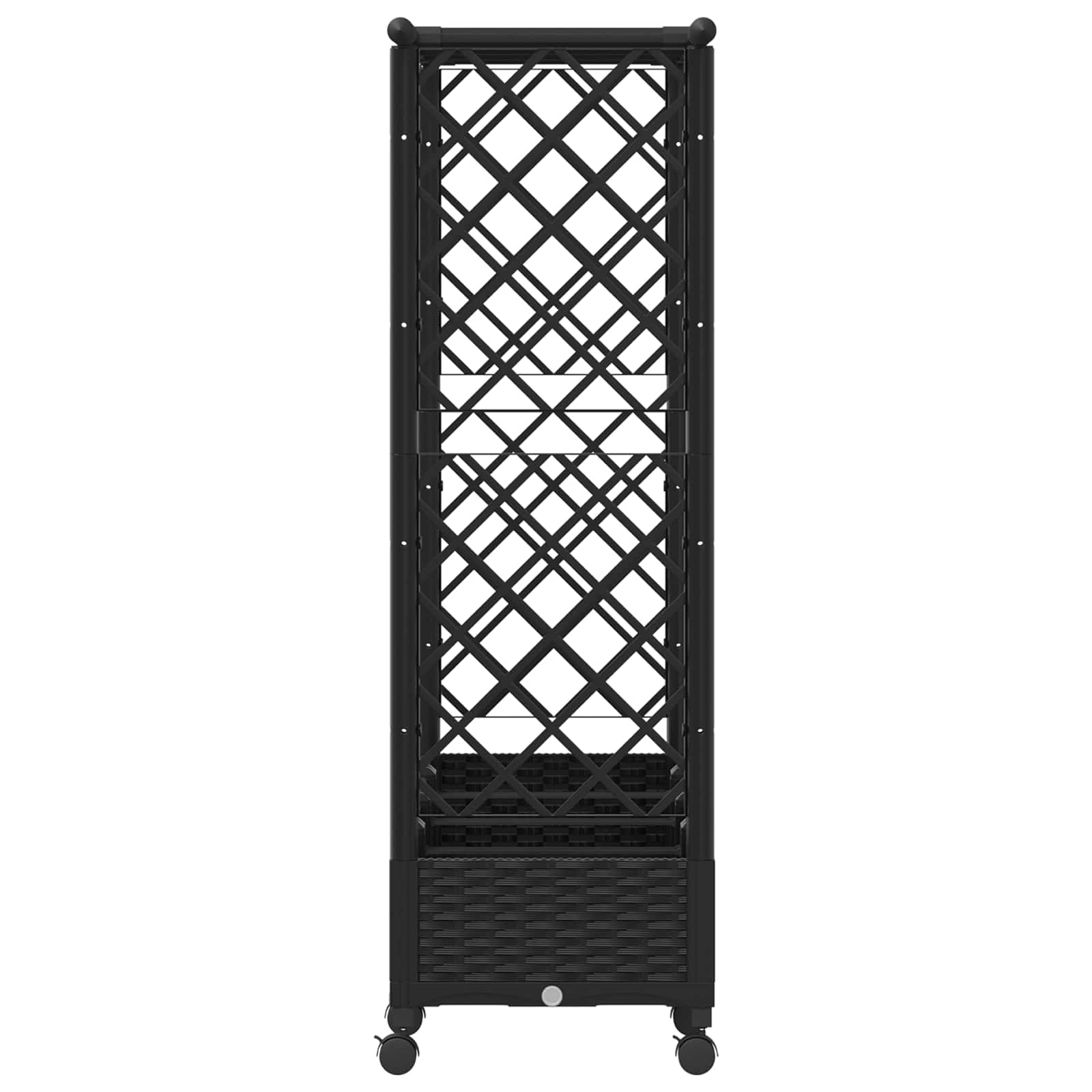 Pakeltas lovas su trelėmis ir stogu Juoda 203 x 40 x 127 cm PP Pakeltas lovas su trelėmis ir stogu Juoda 203 x 40 x 127 cm PP - Image 6