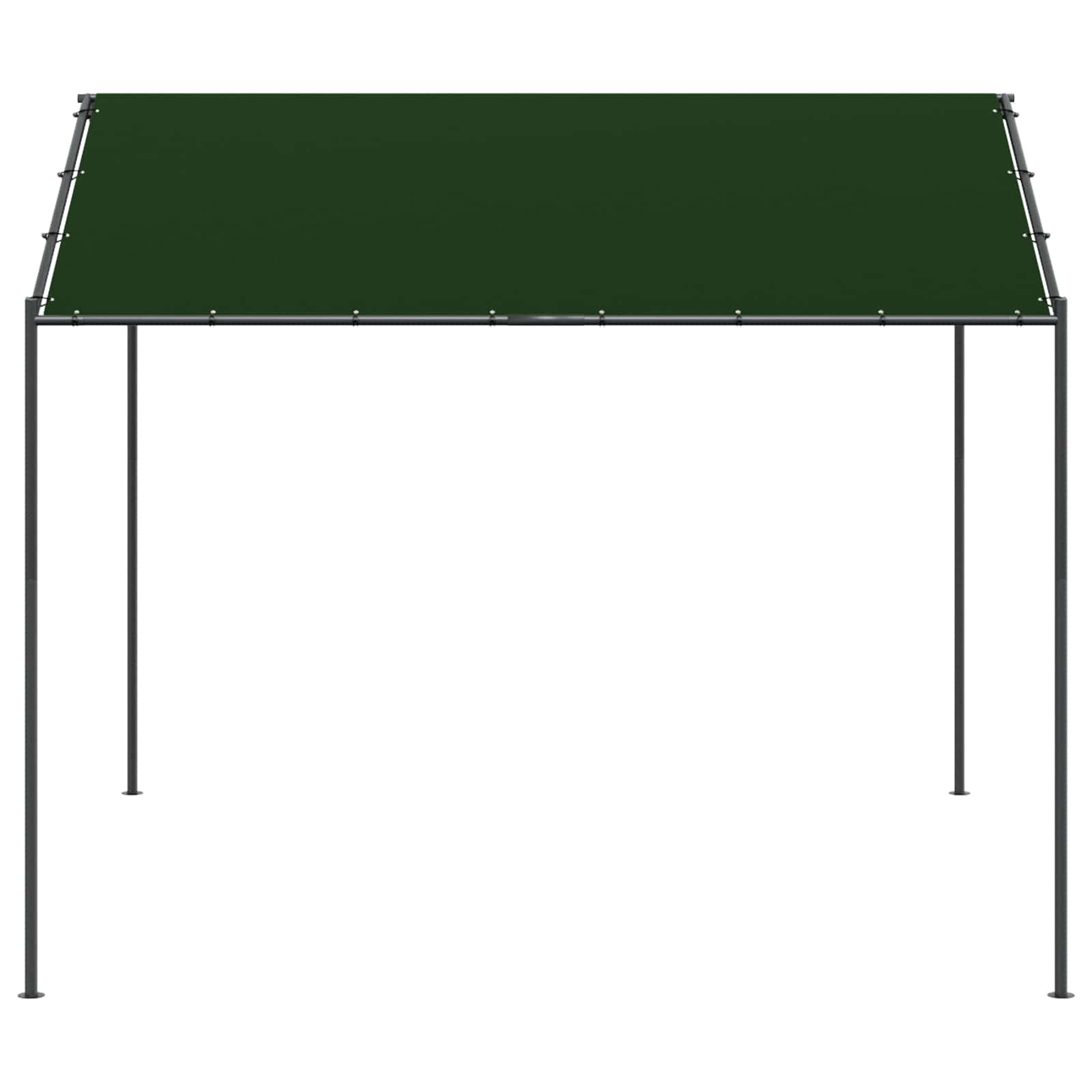 Pavėsinė 4 x 4 x 2,6 m Taupe Poliesteris ir plienas Pavėsinė 4 x 4 x 2,6 m Taupe Poliesteris ir plienas - Image 4