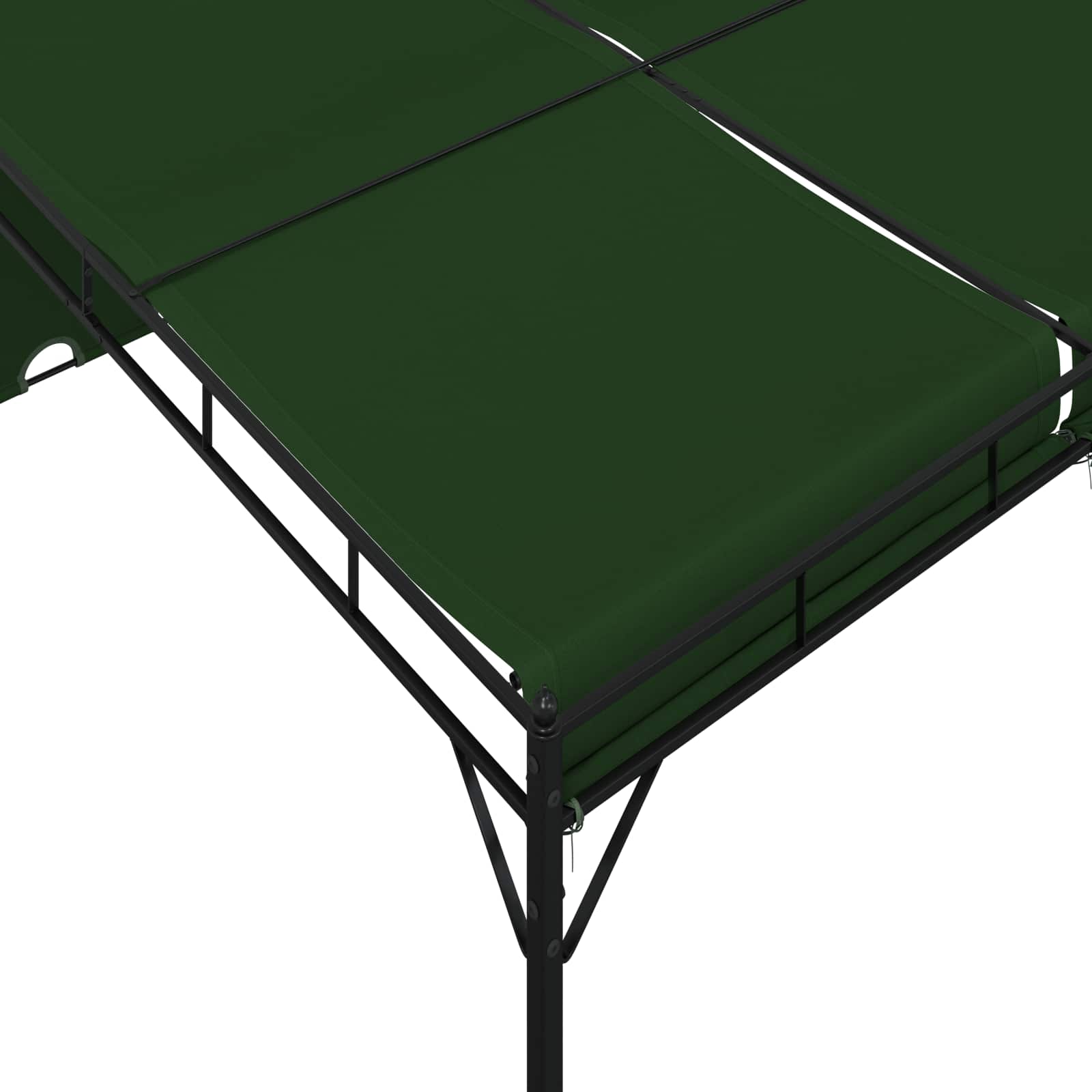 Pavėsinė 4 x 3 x 2,3 m Žalia Poliesteris ir plienas Pavėsinė 4 x 3 x 2,3 m Žalia Poliesteris ir plienas - Image 7