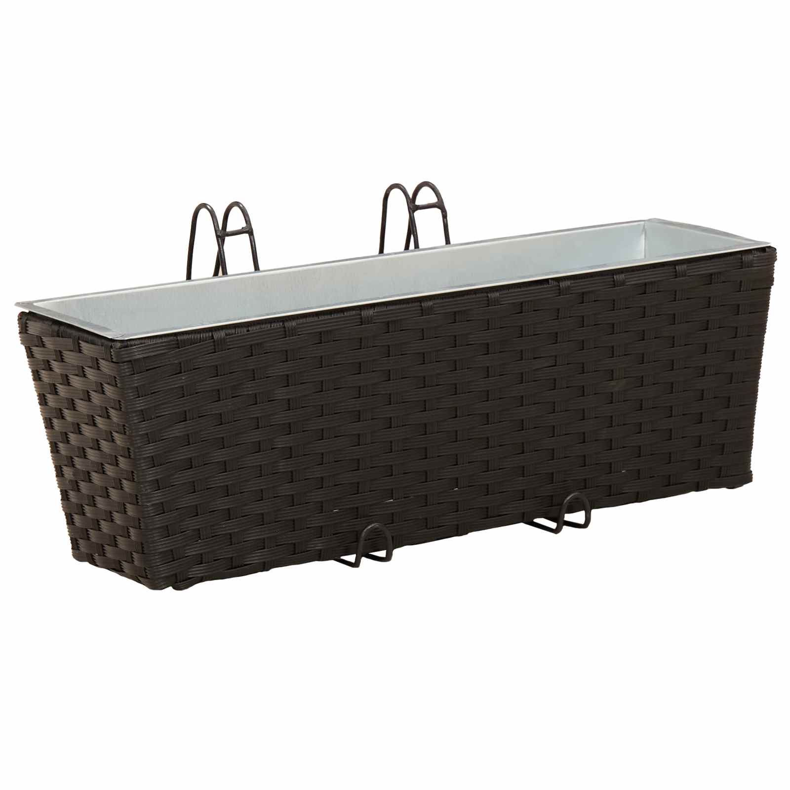 Turėklas 2 vnt. Juoda 50 x 17 x 17 cm Metalas Turėklas 2 vnt. Juoda 50 x 17 x 17 cm Metalas - Image 4