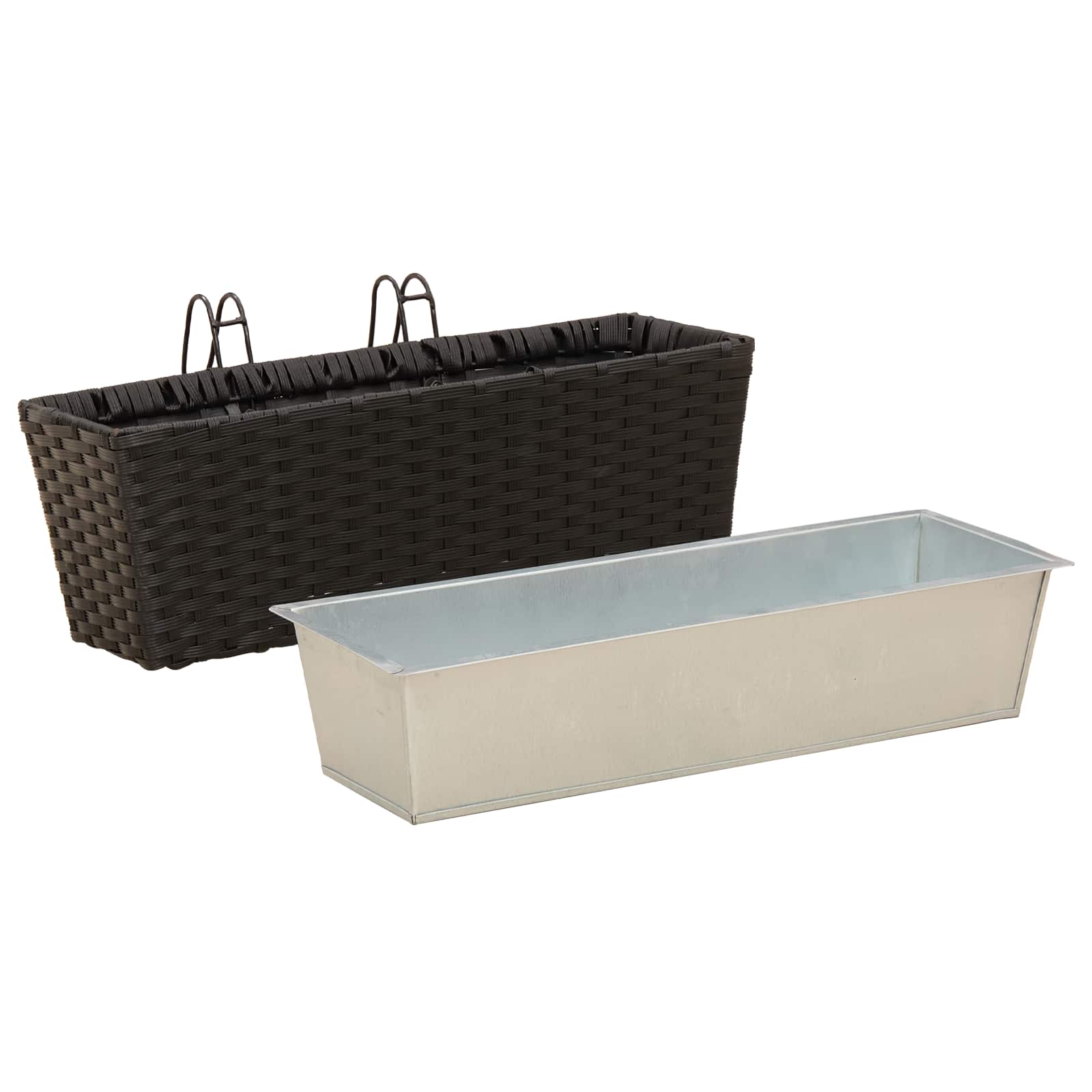 Turėklas 2 vnt. Juoda 50 x 17 x 17 cm Metalas Turėklas 2 vnt. Juoda 50 x 17 x 17 cm Metalas - Image 5