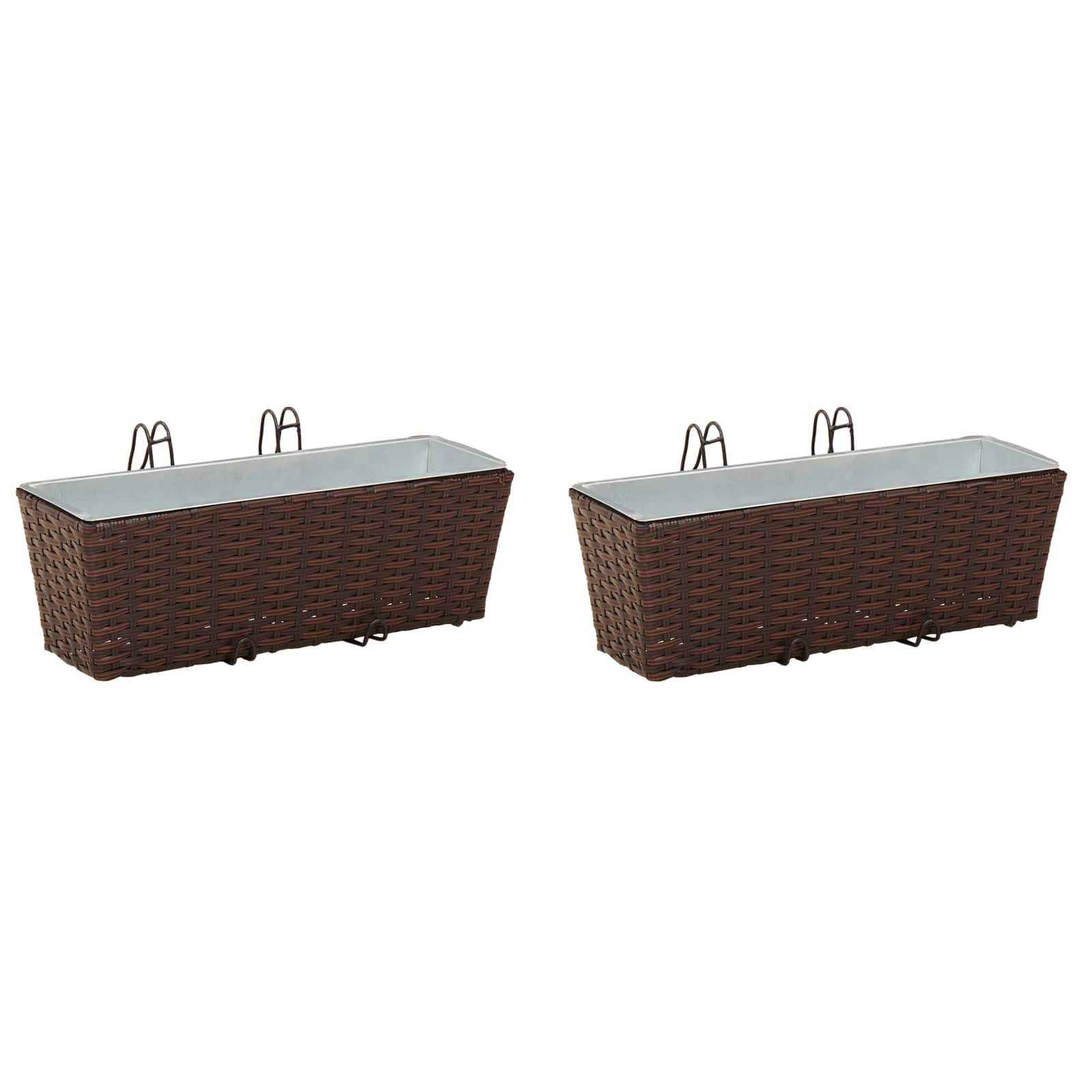 Turėklas 2 vnt. Ruda 50 x 17 x 17 cm Metalas Turėklas 2 vnt. Ruda 50 x 17 x 17 cm Metalas - Image 3