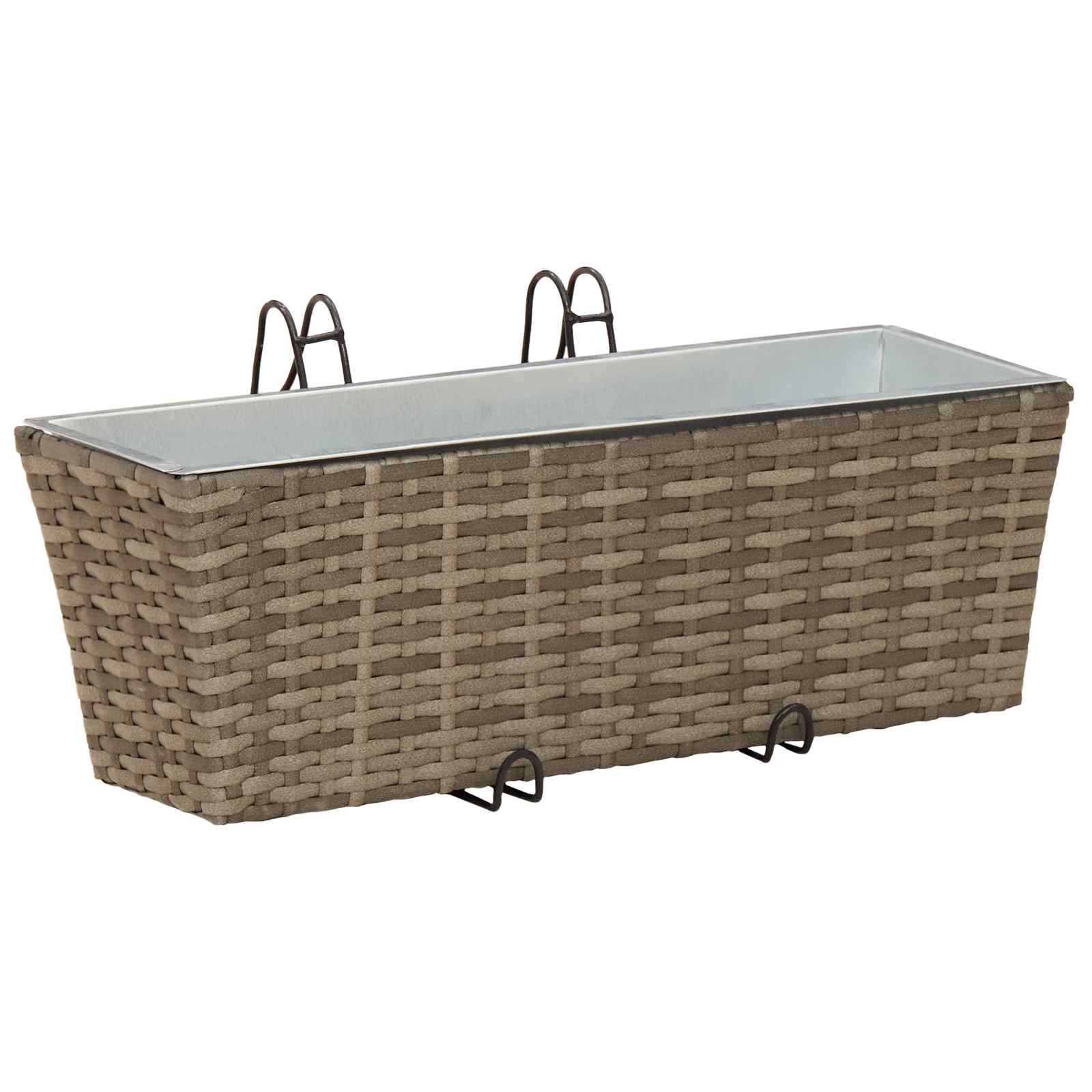 Turėklas 2 vnt. Pilka 50 x 17 x 17 cm Metalas Turėklas 2 vnt. Pilka 50 x 17 x 17 cm Metalas - Image 4