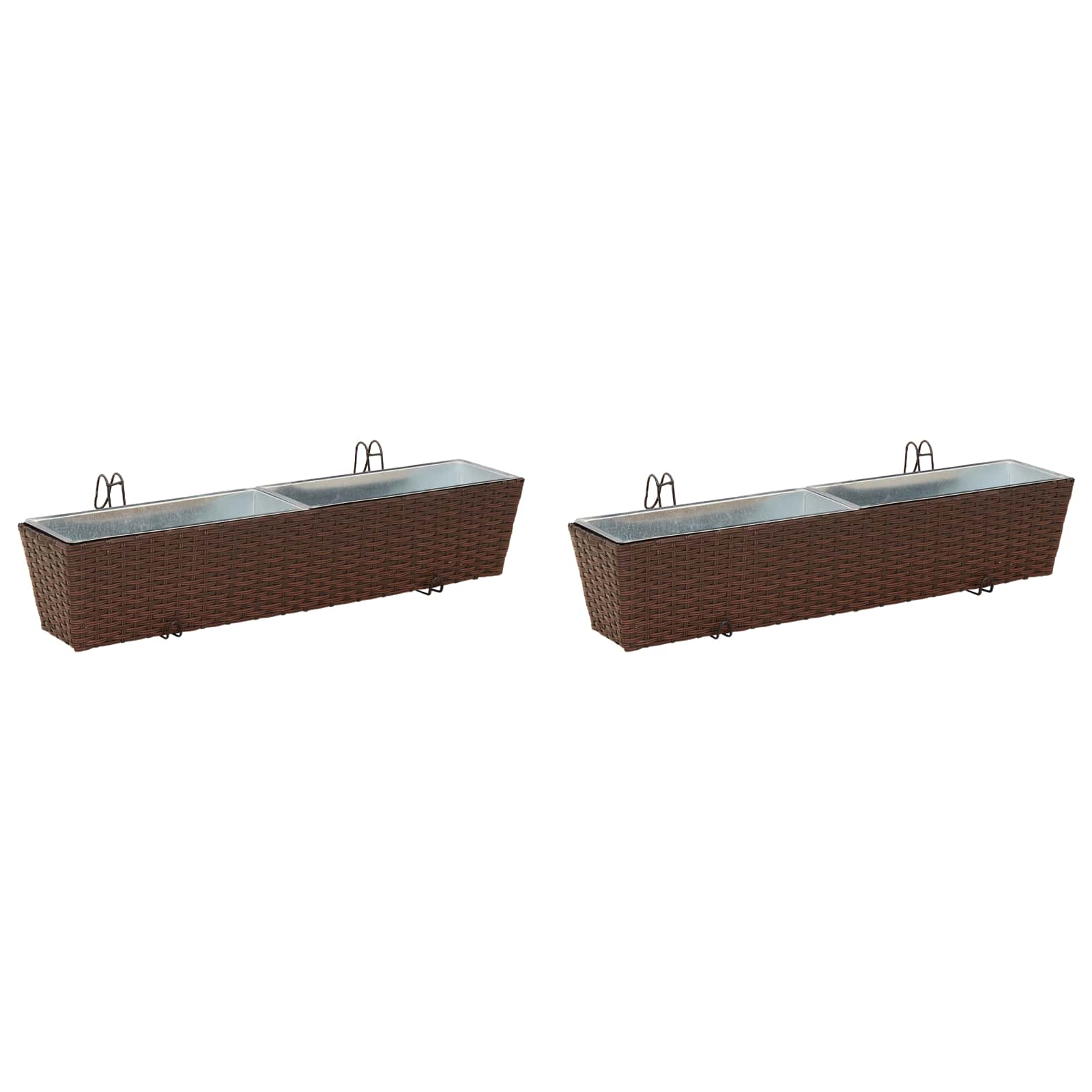 Turėklas 2 vnt. Ruda 80 x 17 x 17 cm Metalas Turėklas 2 vnt. Ruda 80 x 17 x 17 cm Metalas - Image 3