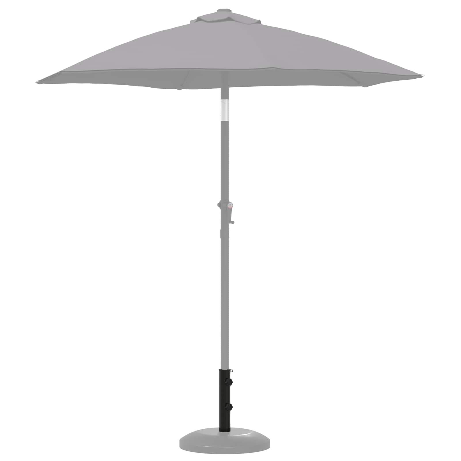 Parasolės stovo vamzdis 0.6 kg Juoda Geležis for 40-50 mm Pole Parasolės stovo vamzdis 0.6 kg Juoda Geležis for 40-50 mm Pole - Image 4