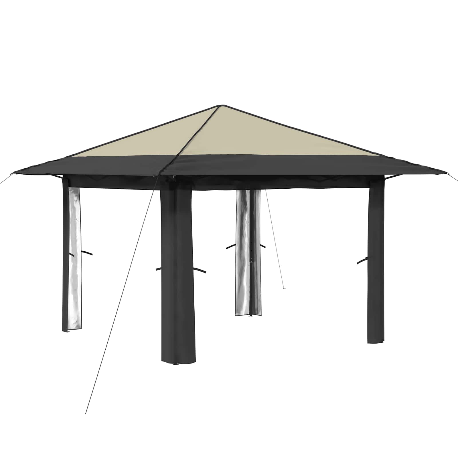 Paviljonas be šoninės sienos Kremo ir antracito Paviljonas be šoninės sienos Kremo ir antracito - Image 3