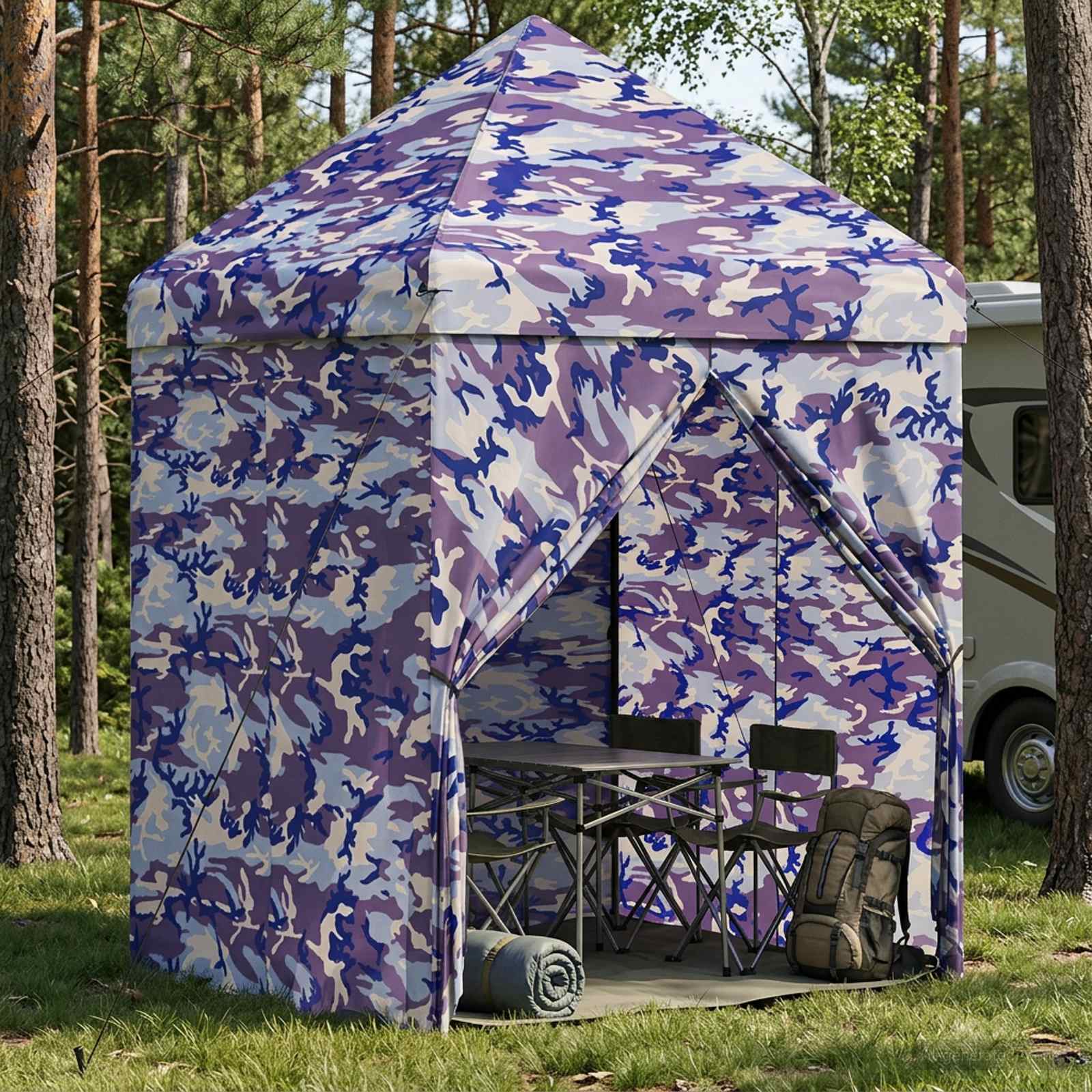 Pop-up Gazebo su 4 Šoninėmis Sienelėmis 2 x 2 m Pop-up Gazebo su 4 Šoninėmis Sienelėmis 2 x 2 m - Image 2