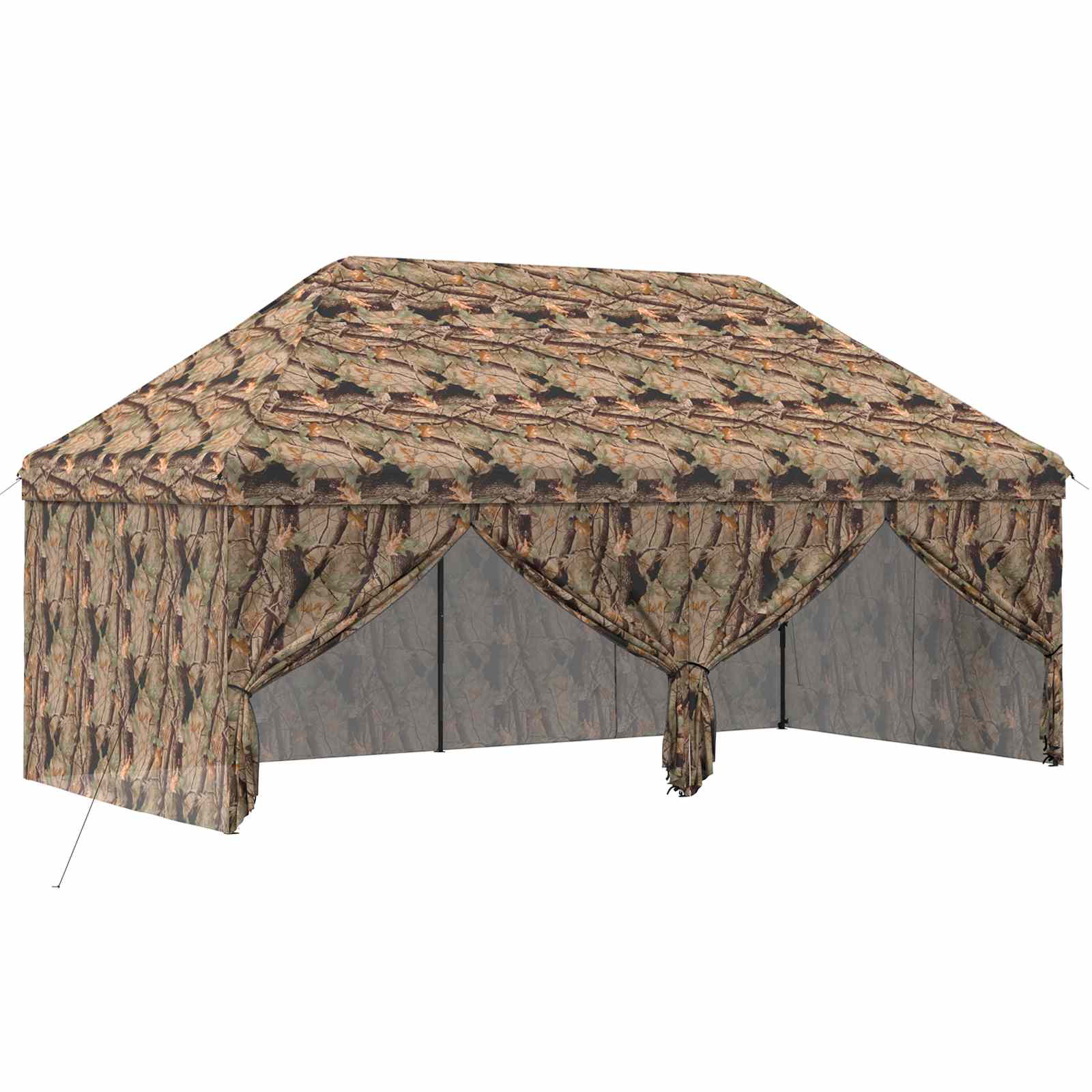 Pop-up Gazebo su 4 Šoninėmis Sienelėmis 3 x 6 m Miško maskuotė Pop-up Gazebo su 4 Šoninėmis Sienelėmis 3 x 6 m Miško maskuotė - Image 3