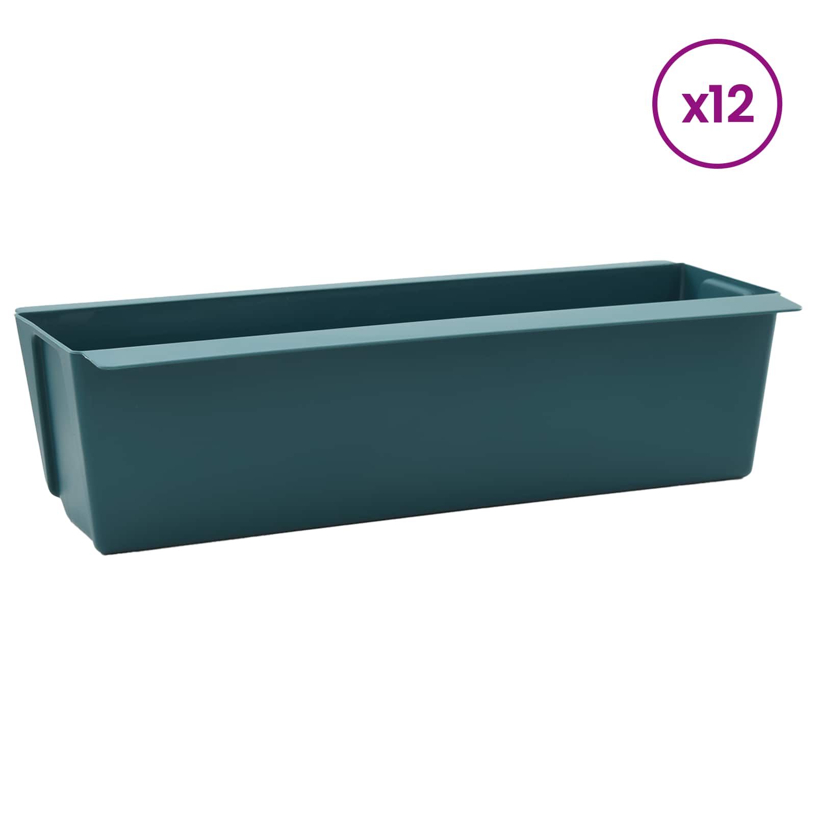 Gėlių dėžės Euro paletėms 12 vnt. Žalia 36 x 13,5 x 9,5 cm Gėlių dėžės Euro paletėms 12 vnt. Žalia 36 x 13,5 x 9,5 cm - Image 4