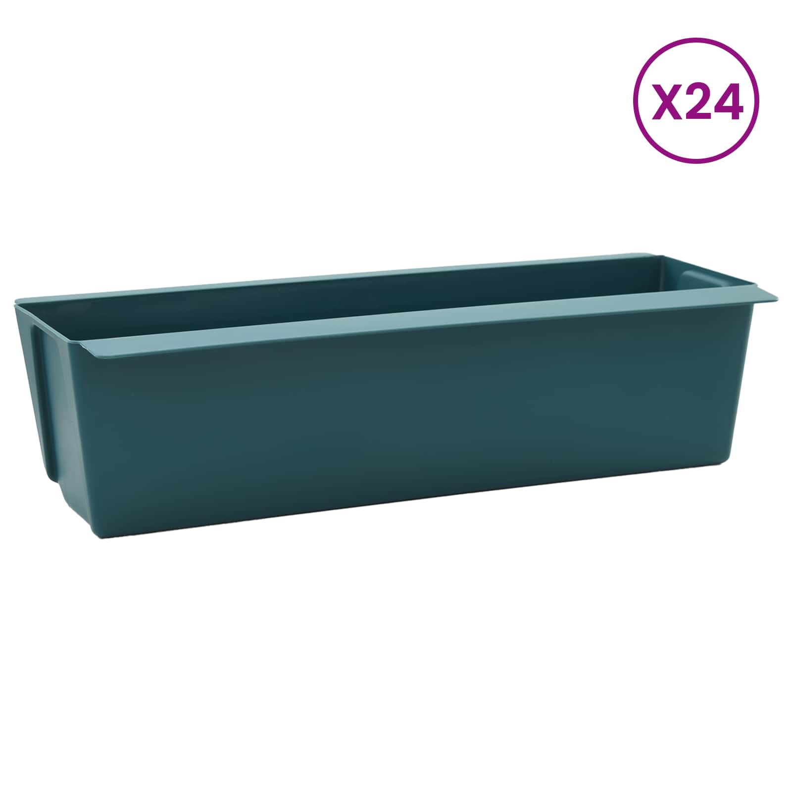 Gėlių dėžės Euro paletėms 24 vnt. Žalia 36 x 13,5 x 9,5 cm Gėlių dėžės Euro paletėms 24 vnt. Žalia 36 x 13,5 x 9,5 cm - Image 4