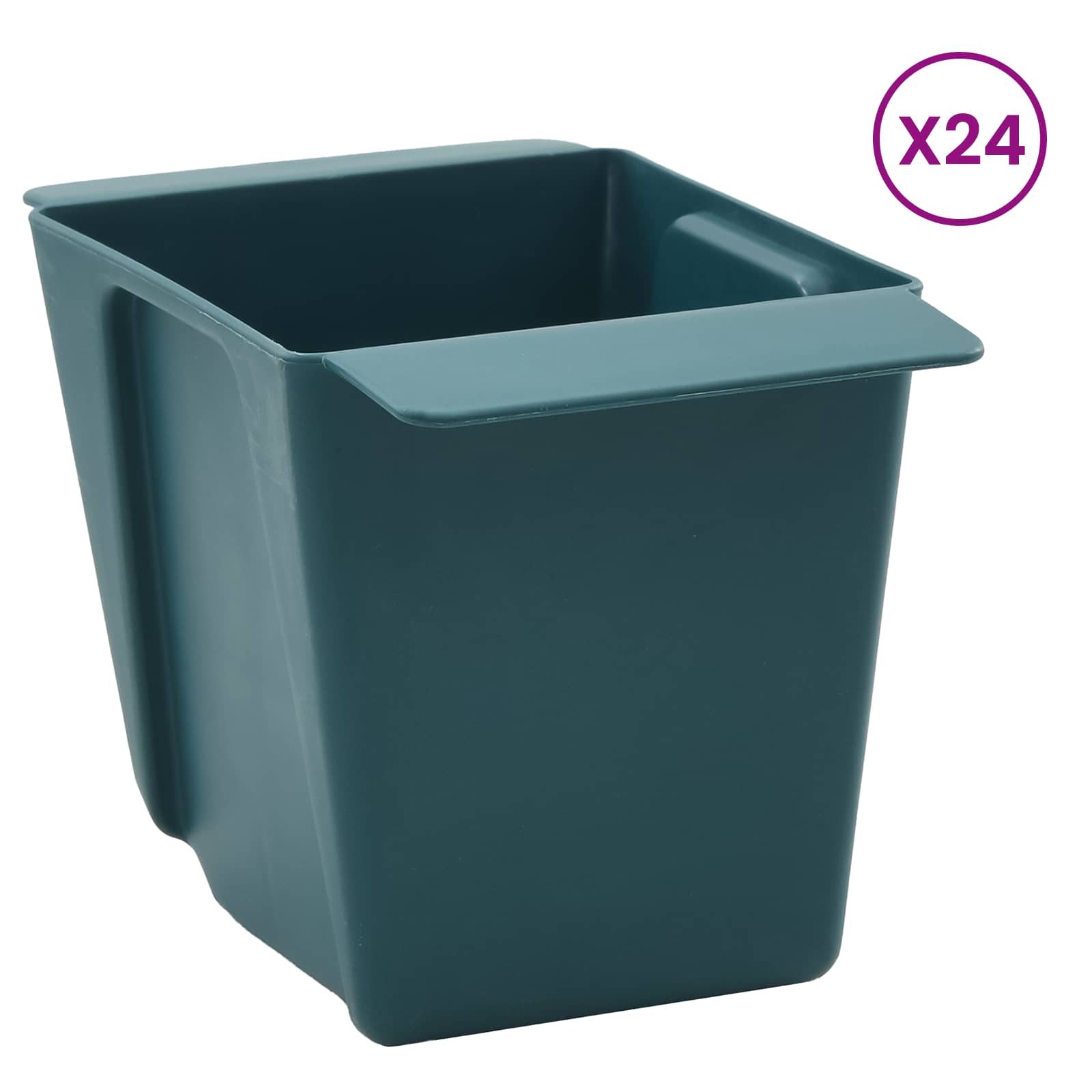 Gėlių dėžės Euro paletėms 24 vnt. Žalia 13,5 x 9 x 9,5 cm Gėlių dėžės Euro paletėms 24 vnt. Žalia 13,5 x 9 x 9,5 cm - Image 4
