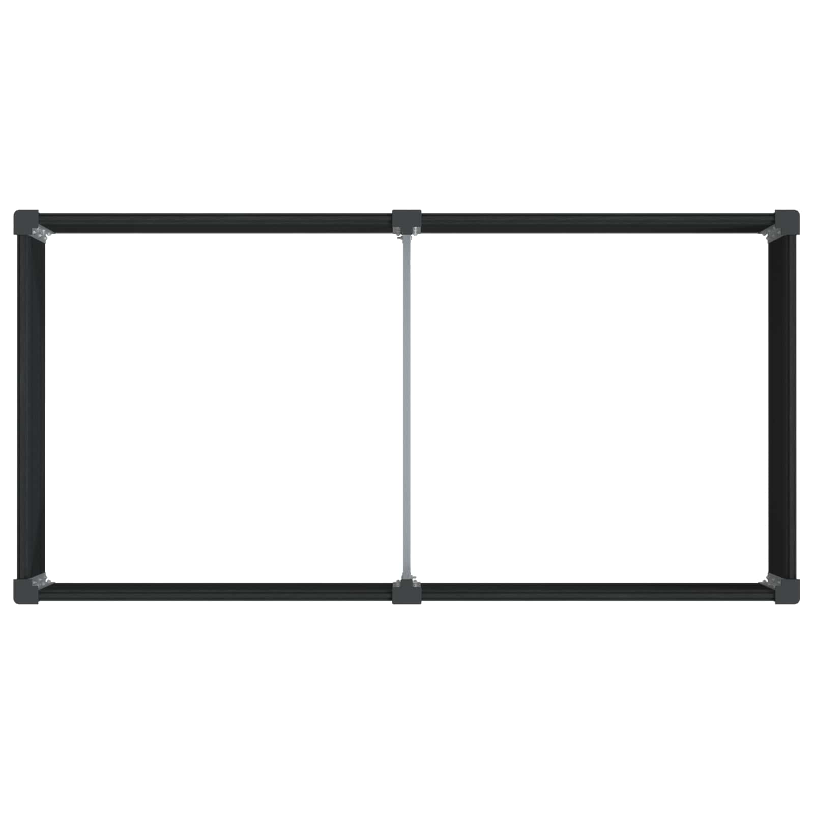 Paaukštinta sodo lova Juoda 200 x 100 x 91 cm WPC ir aliuminis Paaukštinta sodo lova Juoda 200 x 100 x 91 cm WPC ir aliuminis - Image 6