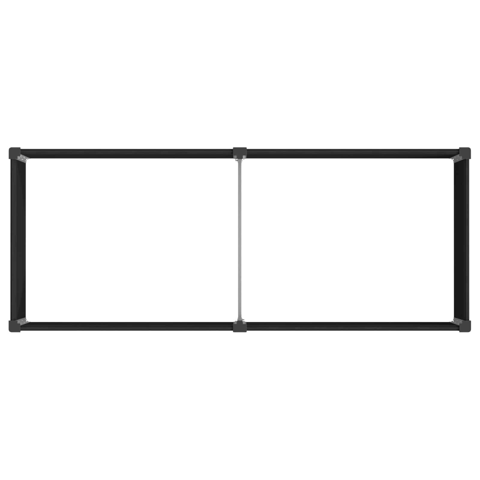 Paaukštinta sodo lova Juoda 250 x 100 x 54 cm WPC ir aliuminis Paaukštinta sodo lova Juoda 250 x 100 x 54 cm WPC ir aliuminis - Image 6