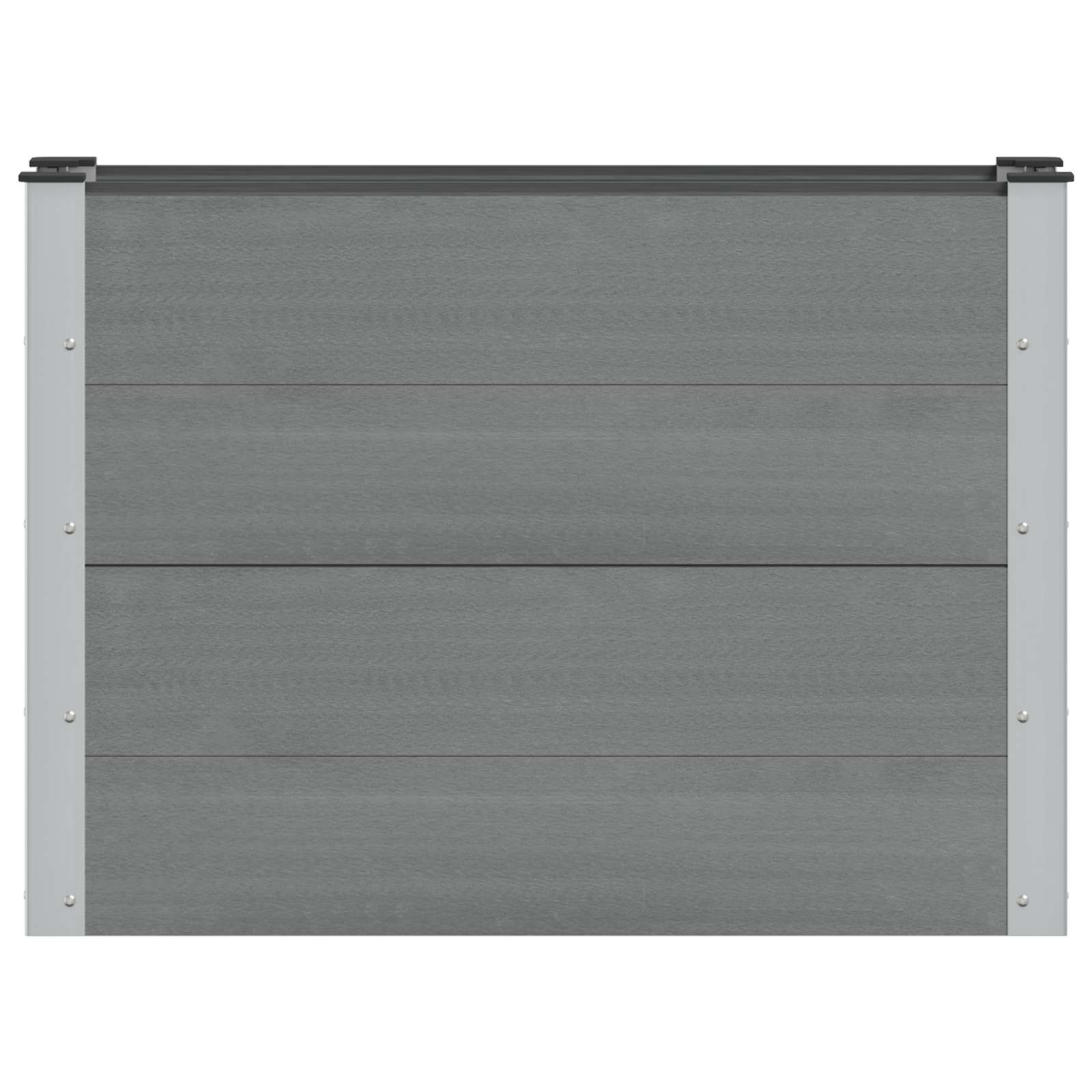 Paaukštinta sodo lova Pilka 100 x 30 x 72 cm WPC ir aliuminis Paaukštinta sodo lova Pilka 100 x 30 x 72 cm WPC ir aliuminis - Image 4
