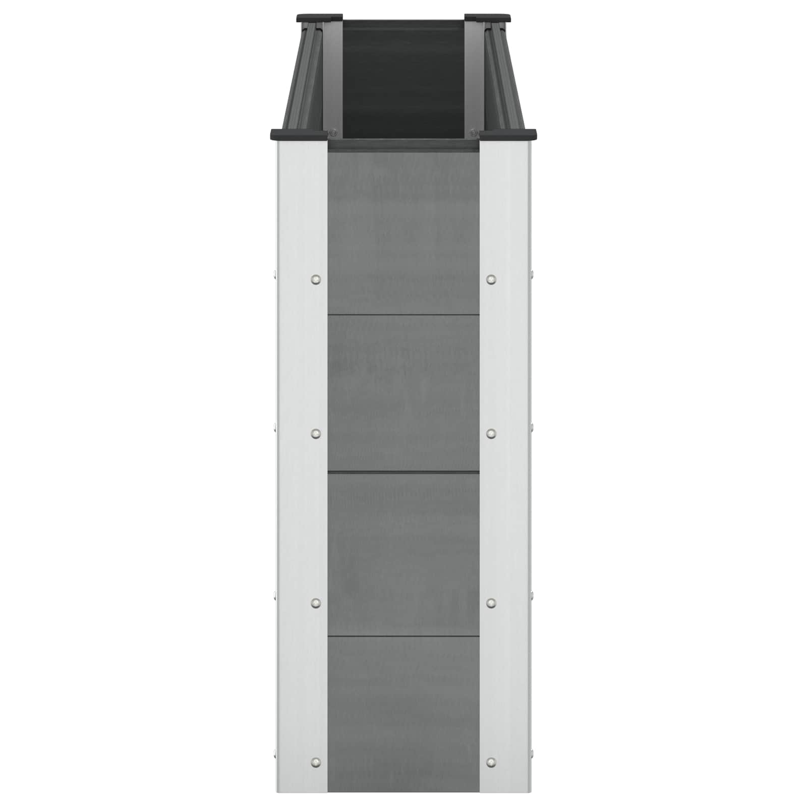 Paaukštinta sodo lova Pilka 150 x 30 x 72 cm WPC ir aliuminis Paaukštinta sodo lova Pilka 150 x 30 x 72 cm WPC ir aliuminis - Image 5