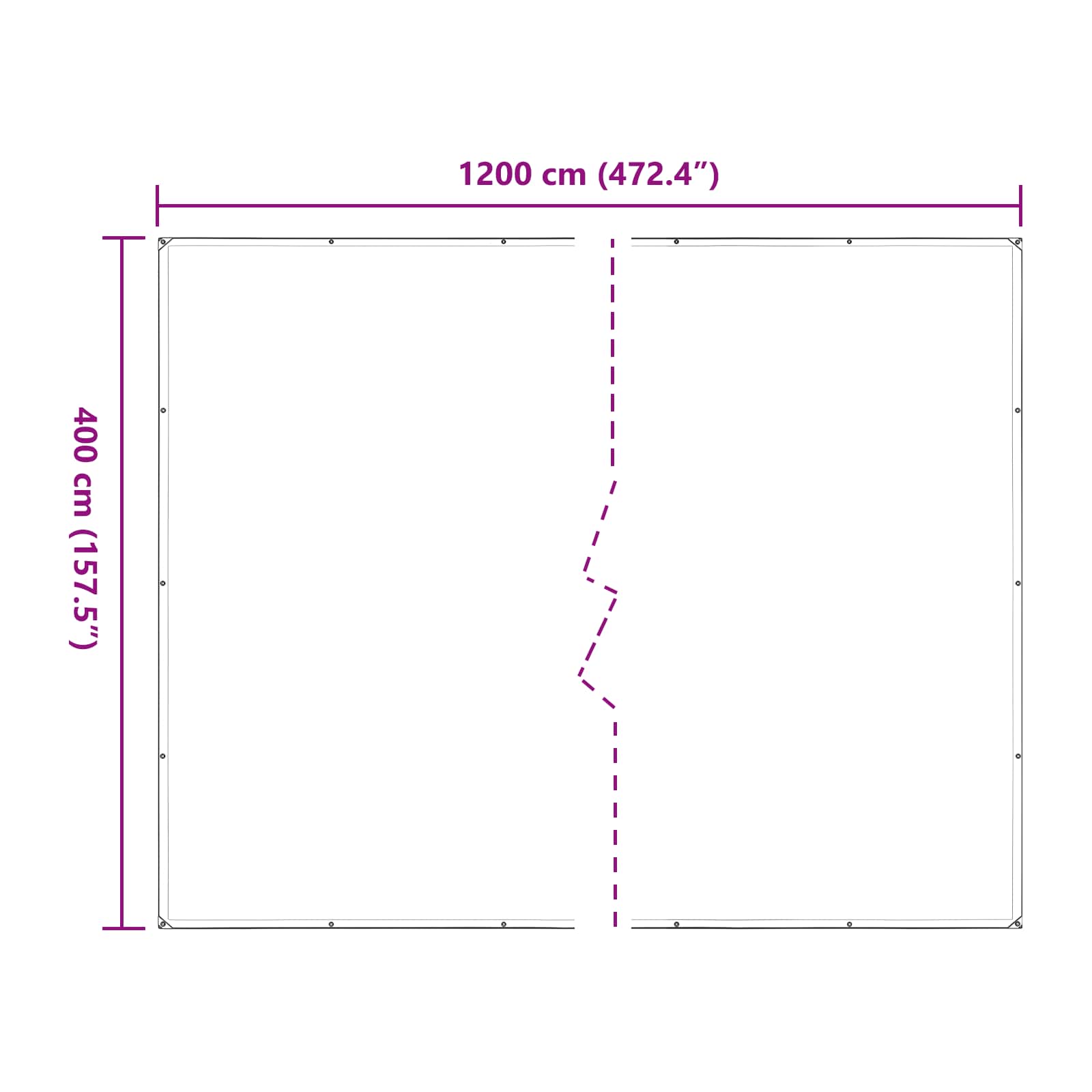 Augalų uždangalas Skaidrus 4 x 12 m PE Augalų uždangalas Skaidrus 4 x 12 m PE