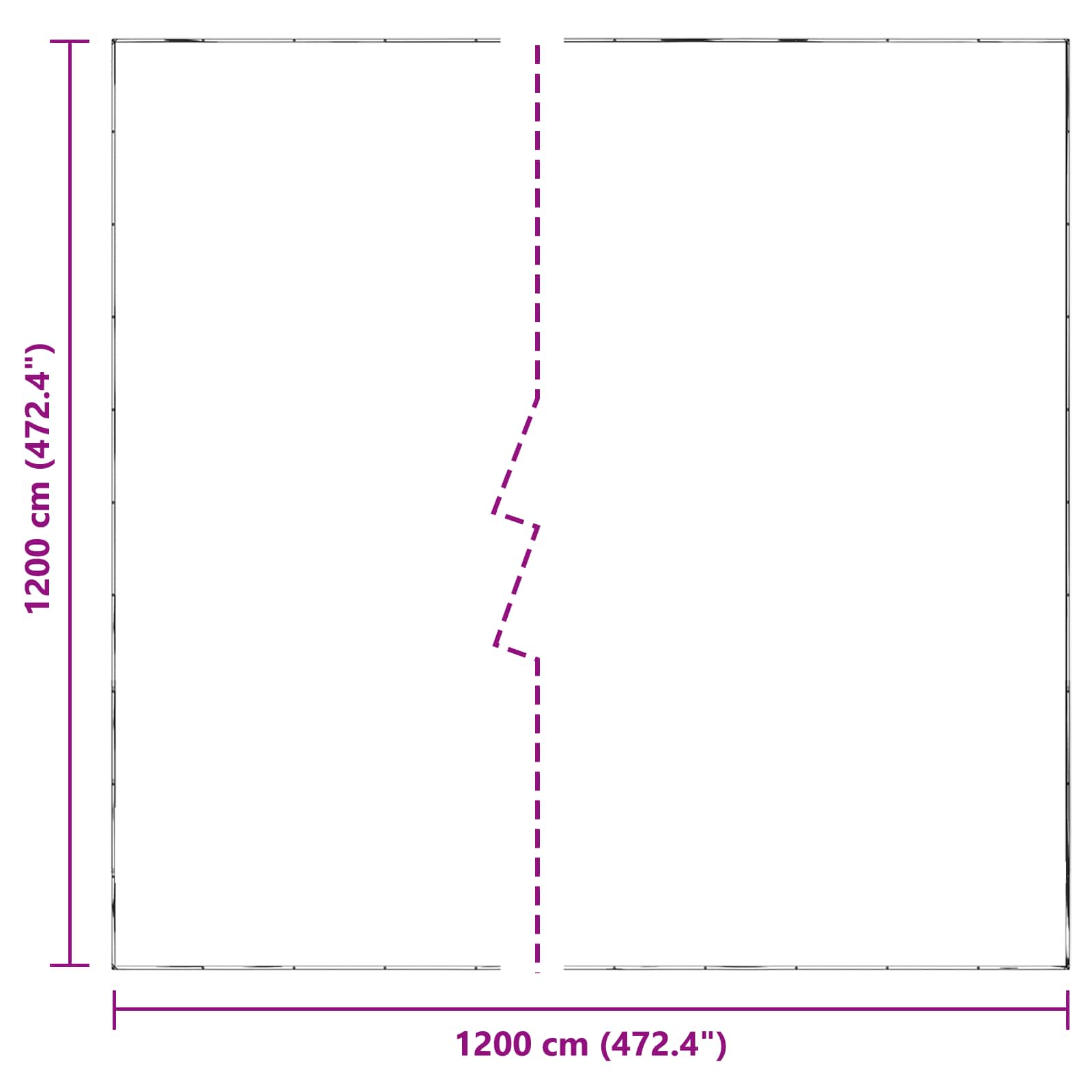 Augalų uždangalas Skaidrus 12 x 12 m PE Augalų uždangalas Skaidrus 12 x 12 m PE