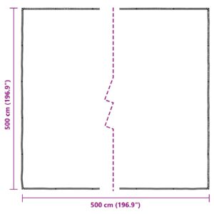 Augalų uždangalas Skaidrus 5 x 5 m PE