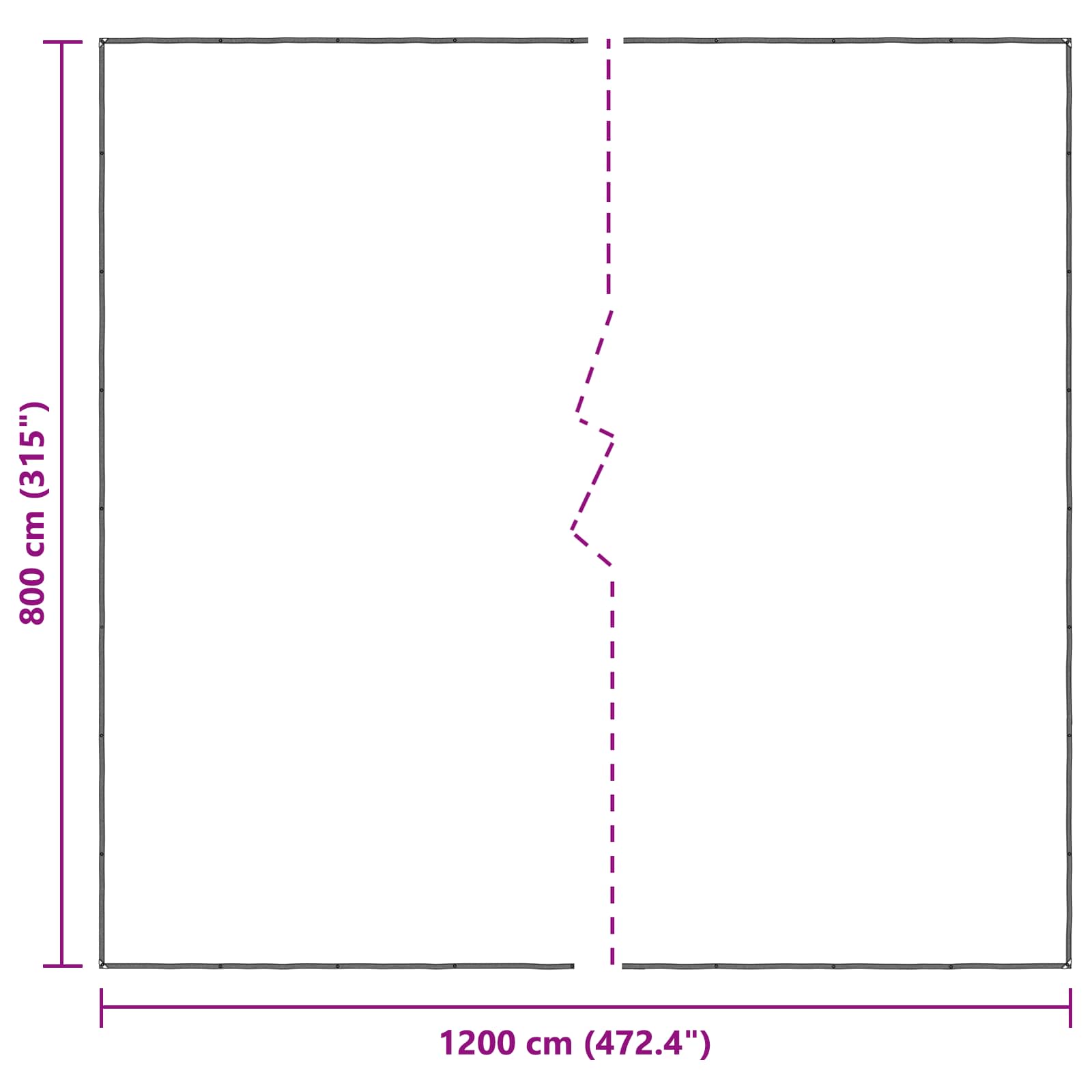 Augalų uždangalas Skaidrus 8 x 12 m PE Augalų uždangalas Skaidrus 8 x 12 m PE