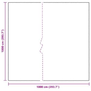 Augalų uždangalas Skaidrus 10 x 10 m PE