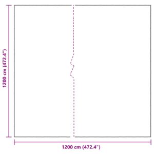 Augalų uždangalas Skaidrus 12 x 12 m PE