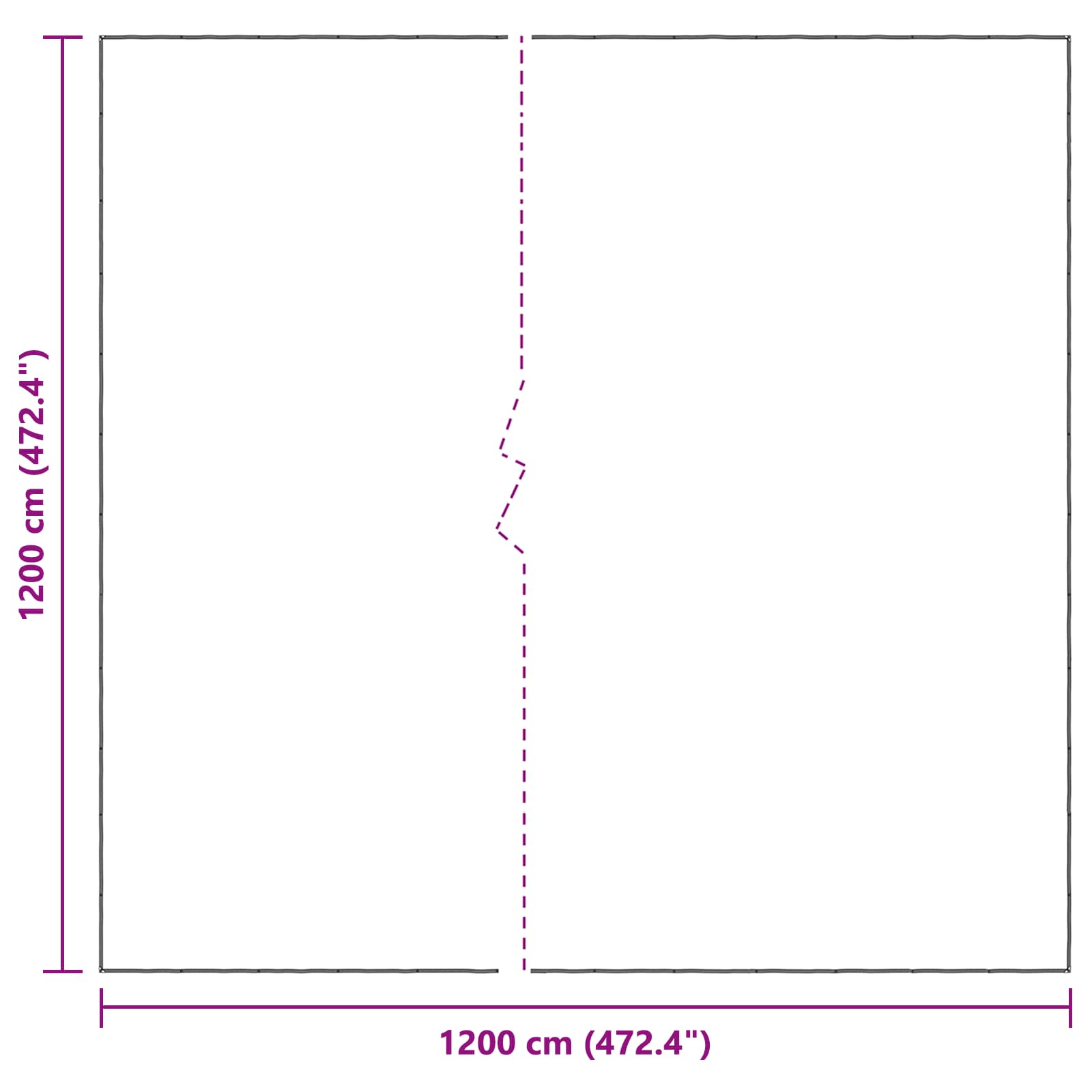 Augalų uždangalas Skaidrus 12 x 12 m PE Augalų uždangalas Skaidrus 12 x 12 m PE