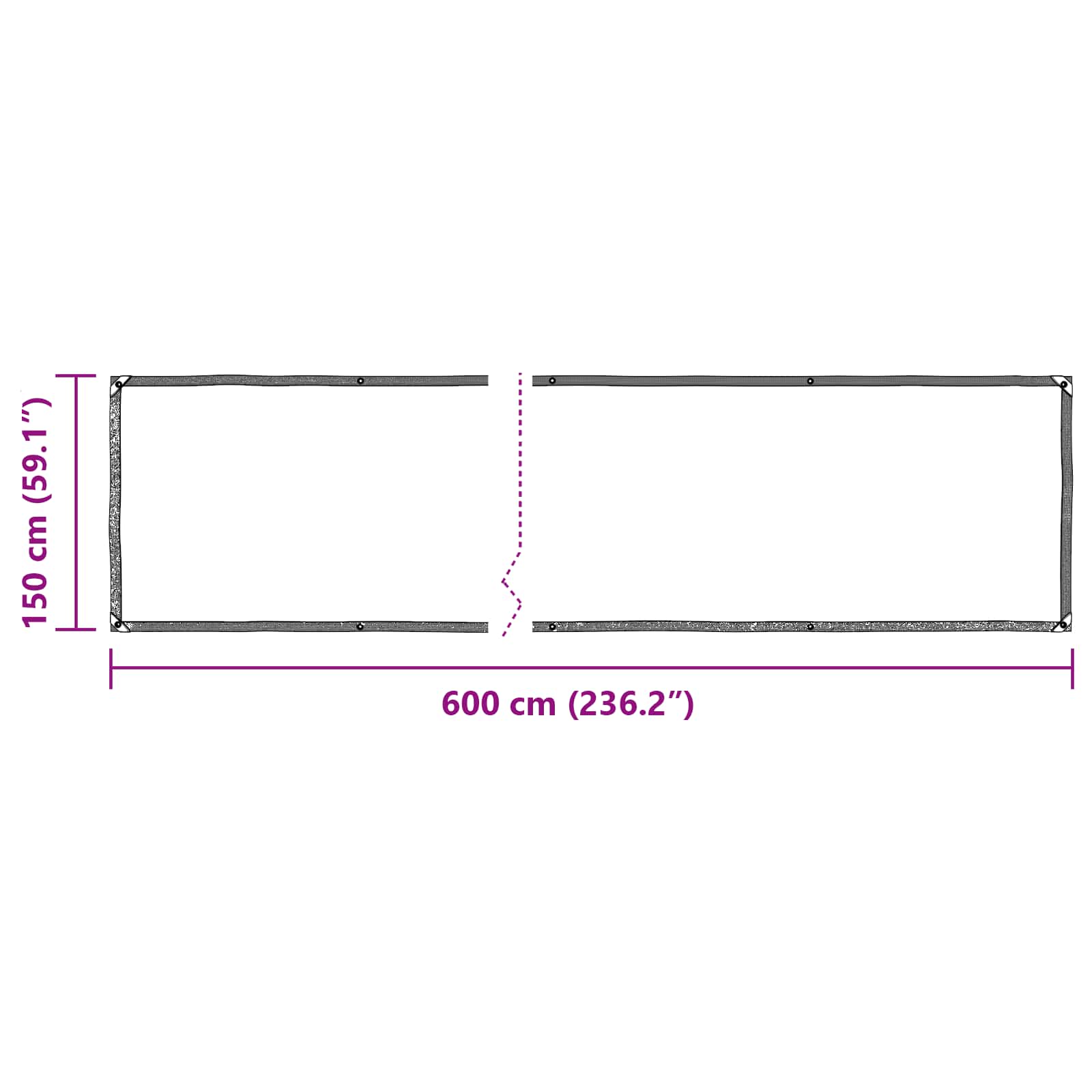 Augalų uždangalas Skaidrus 6 x 1,5 m PE Augalų uždangalas Skaidrus 6 x 1,5 m PE