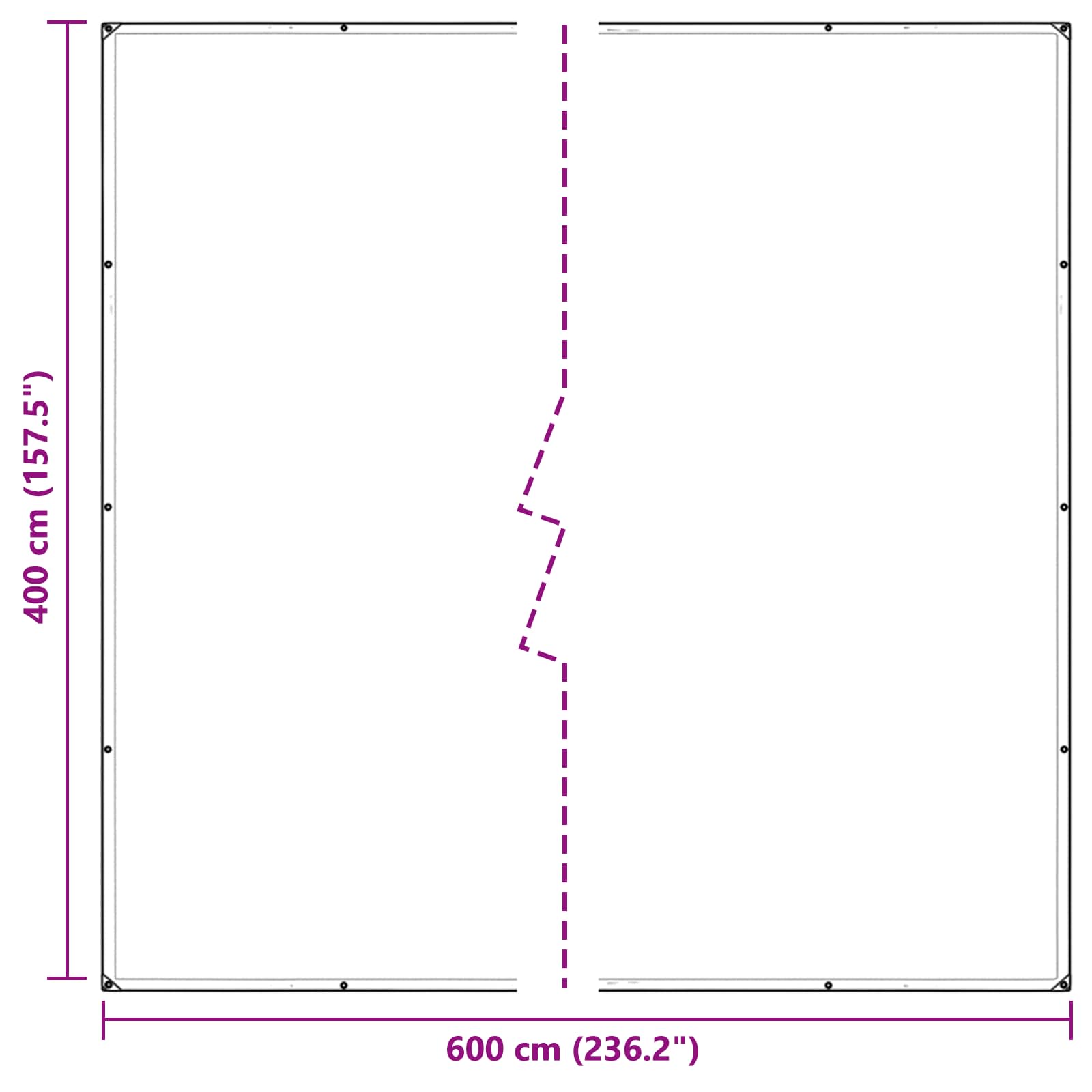 Augalų uždangalas Skaidrus 4 x 6 m PVC Augalų uždangalas Skaidrus 4 x 6 m PVC