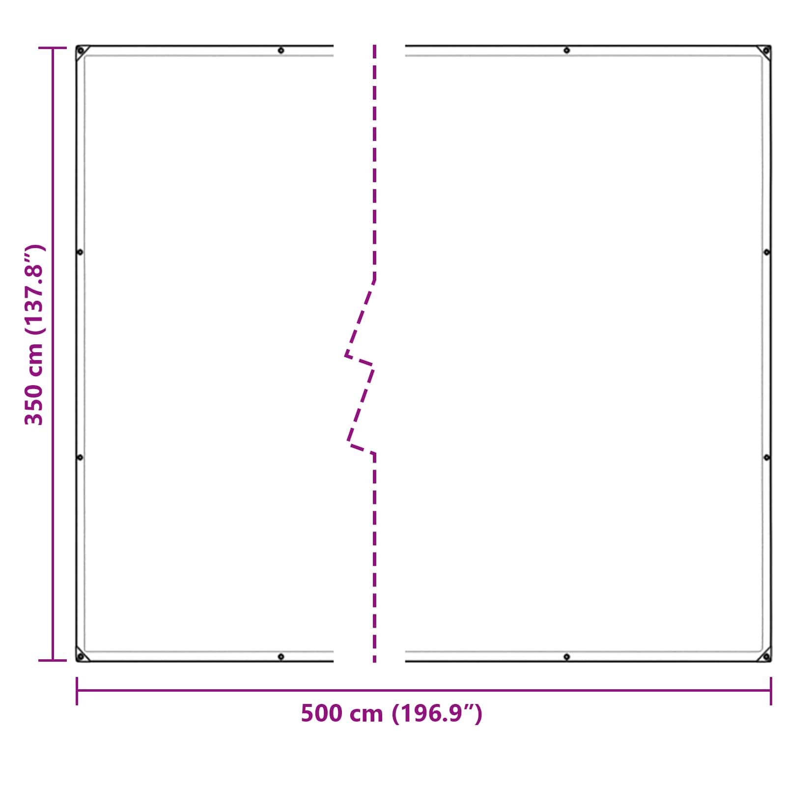 Augalų uždangalas Skaidrus 5 × 3,5 m PVC Augalų uždangalas Skaidrus 5 × 3,5 m PVC