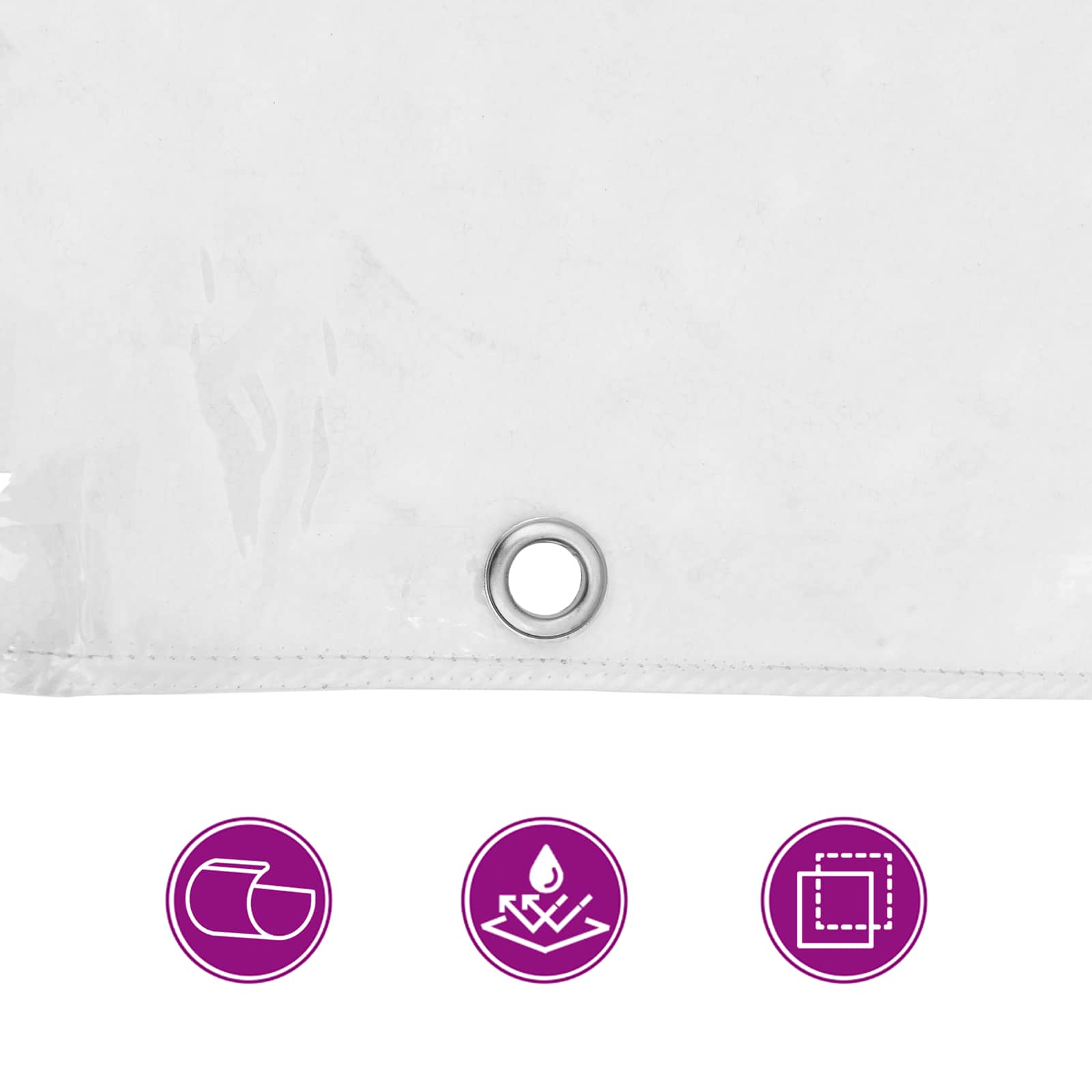 Augalų uždangalas Skaidrus 7 x 5 m PVC Augalų uždangalas Skaidrus 7 x 5 m PVC - Image 7