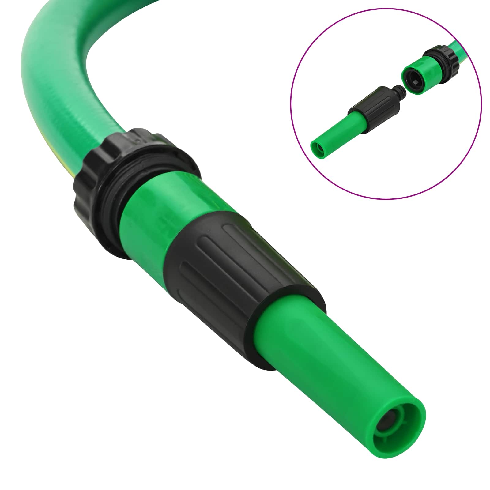 Sodo žarna 5 sluoksnių Žalia ir geltona 12 mm PVC Sodo žarna 5 sluoksnių Žalia ir geltona 12 mm PVC - Image 9