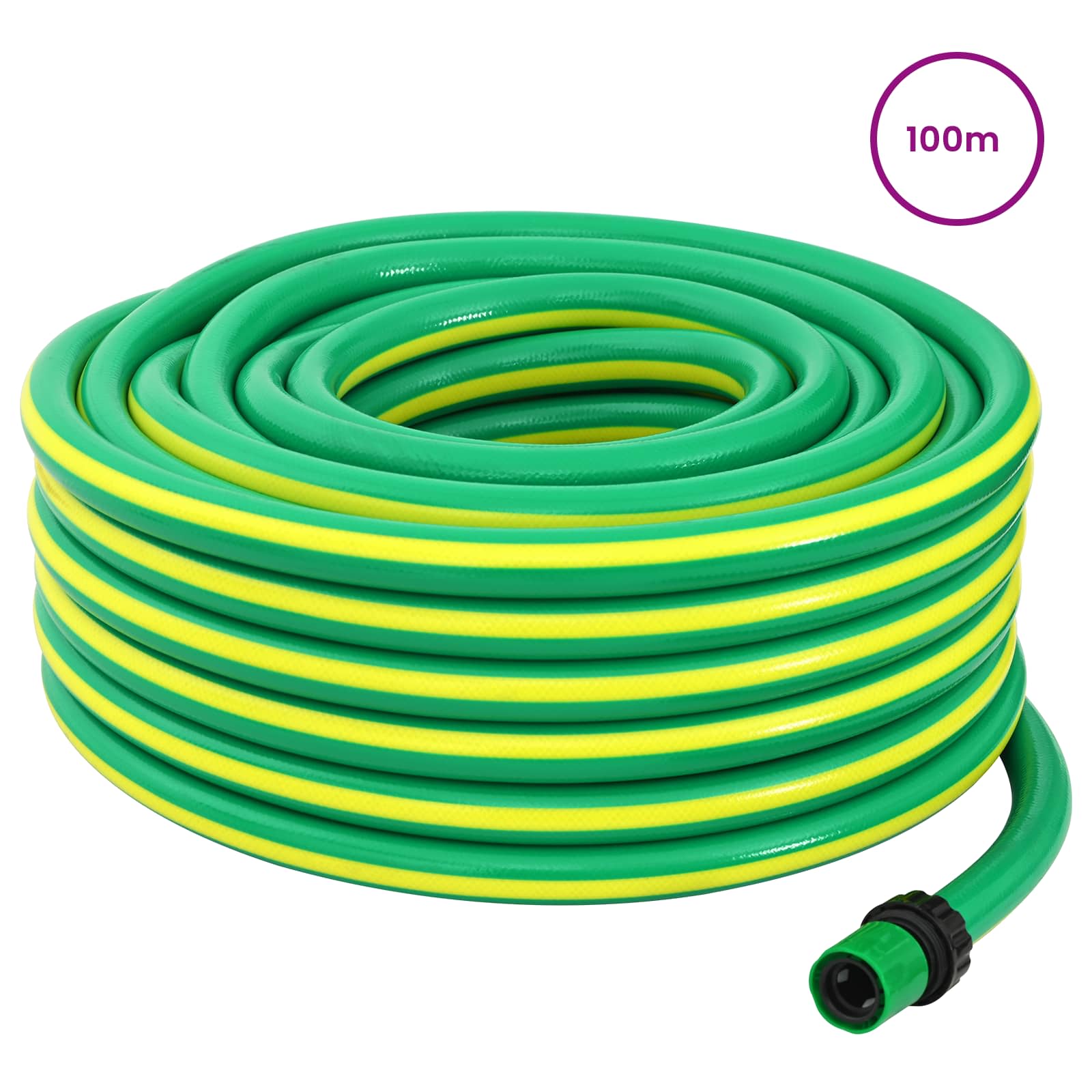 Sodo žarna 5 sluoksnių Žalia ir geltona 12 mm PVC Sodo žarna 5 sluoksnių Žalia ir geltona 12 mm PVC - Image 3