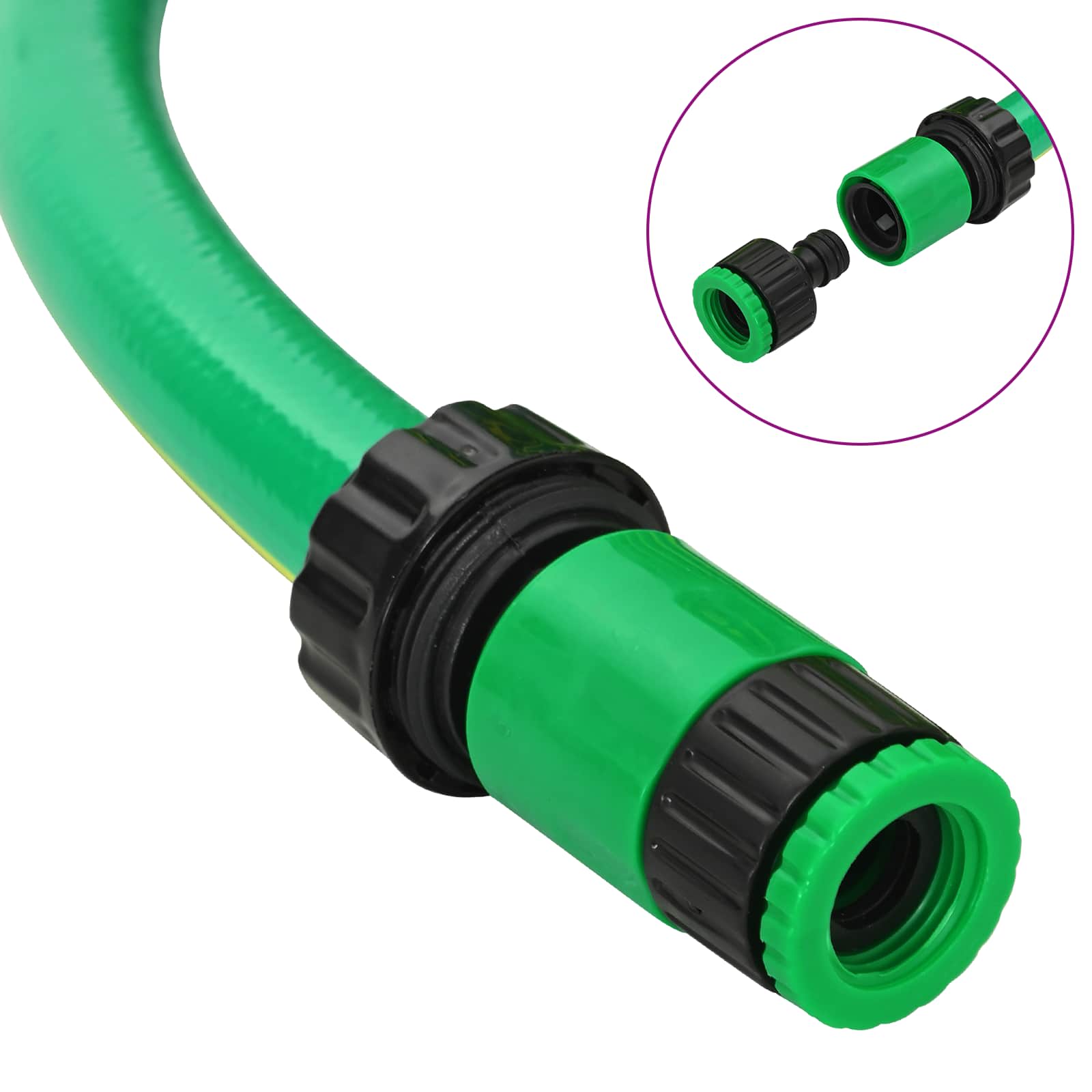 Sodo žarna 5 sluoksnių Žalia ir geltona 19 mm PVC Sodo žarna 5 sluoksnių Žalia ir geltona 19 mm PVC - Image 10