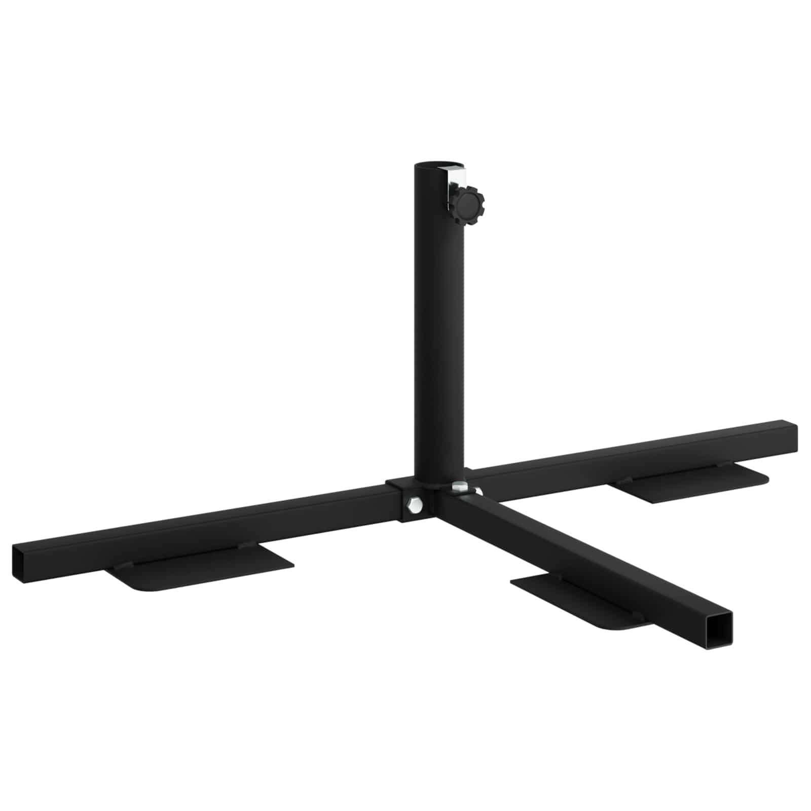 Pusės parasolio bazės rėmas Juoda Plienas for 32-38 mm Pole Pusės parasolio bazės rėmas Juoda Plienas for 32-38 mm Pole - Image 3