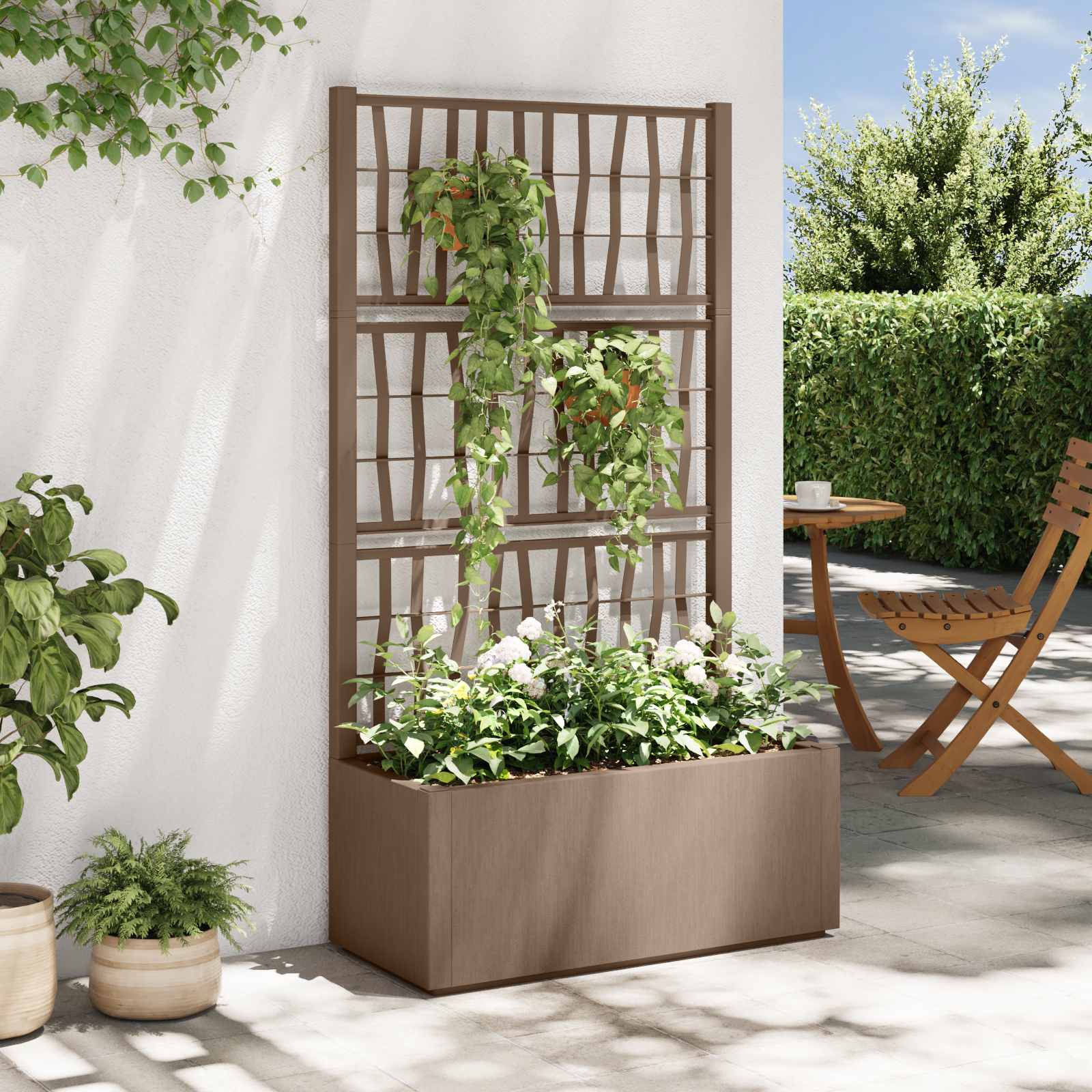 Sodas vazonas su trellis Ruda 80 x 36 x 140 cm PP Sodas vazonas su trellis Ruda 80 x 36 x 140 cm PP - Image 2