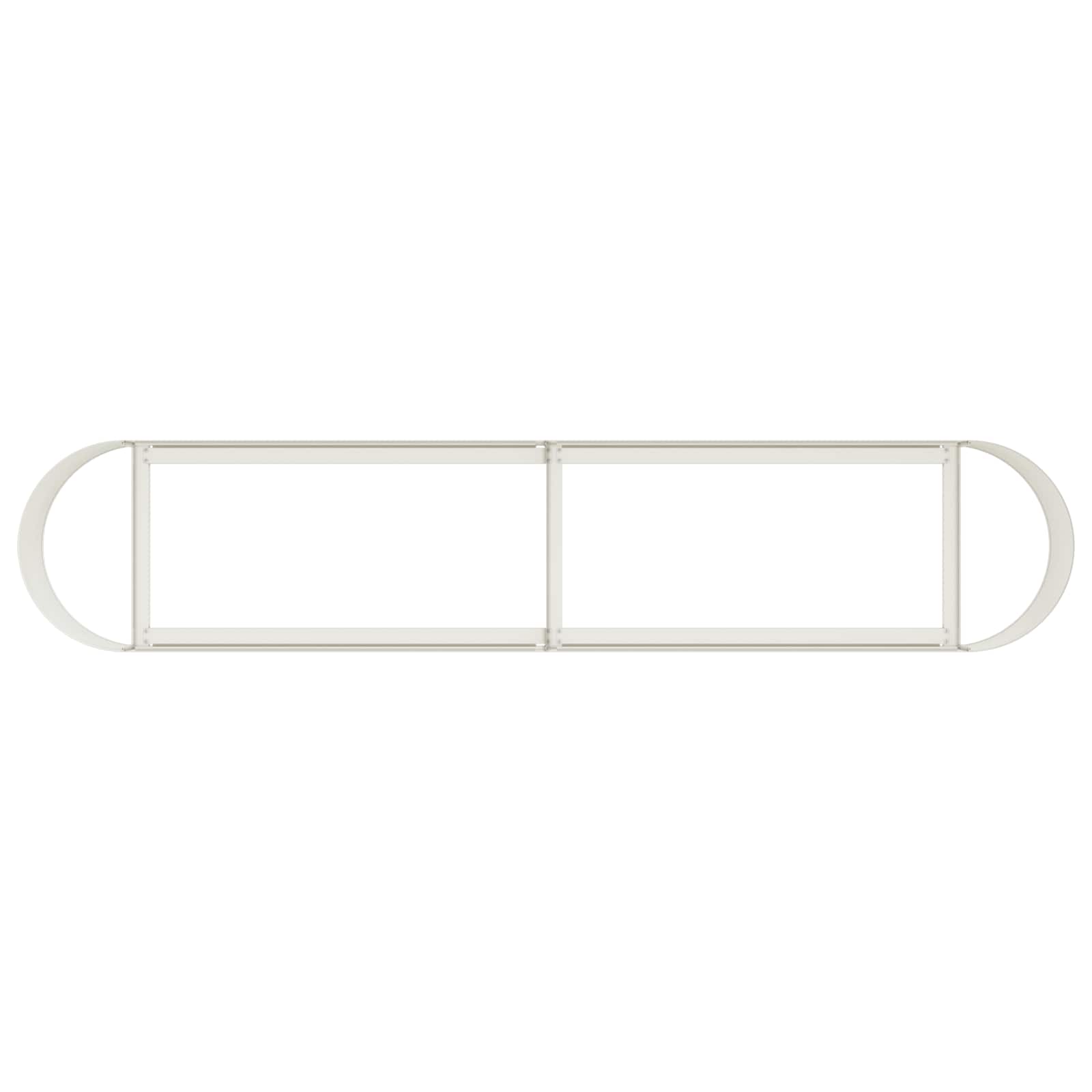 Pakelta sodo lova Balta 200 x 40 x 40 cm Pakelta sodo lova Balta 200 x 40 x 40 cm - Image 6