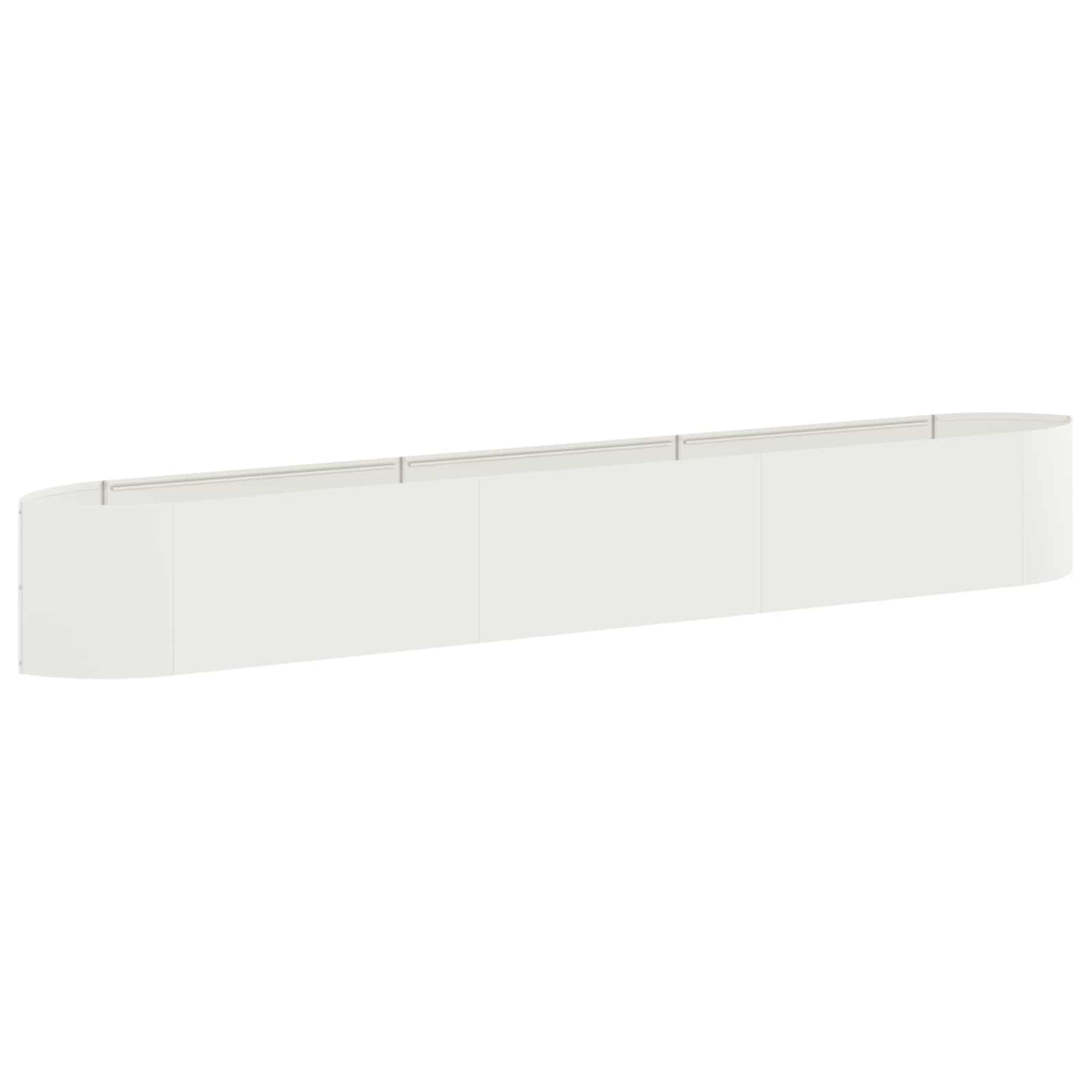 Pakelta sodo lova Balta 300 x 40 x 40 cm Plienas Pakelta sodo lova Balta 300 x 40 x 40 cm Plienas - Image 3