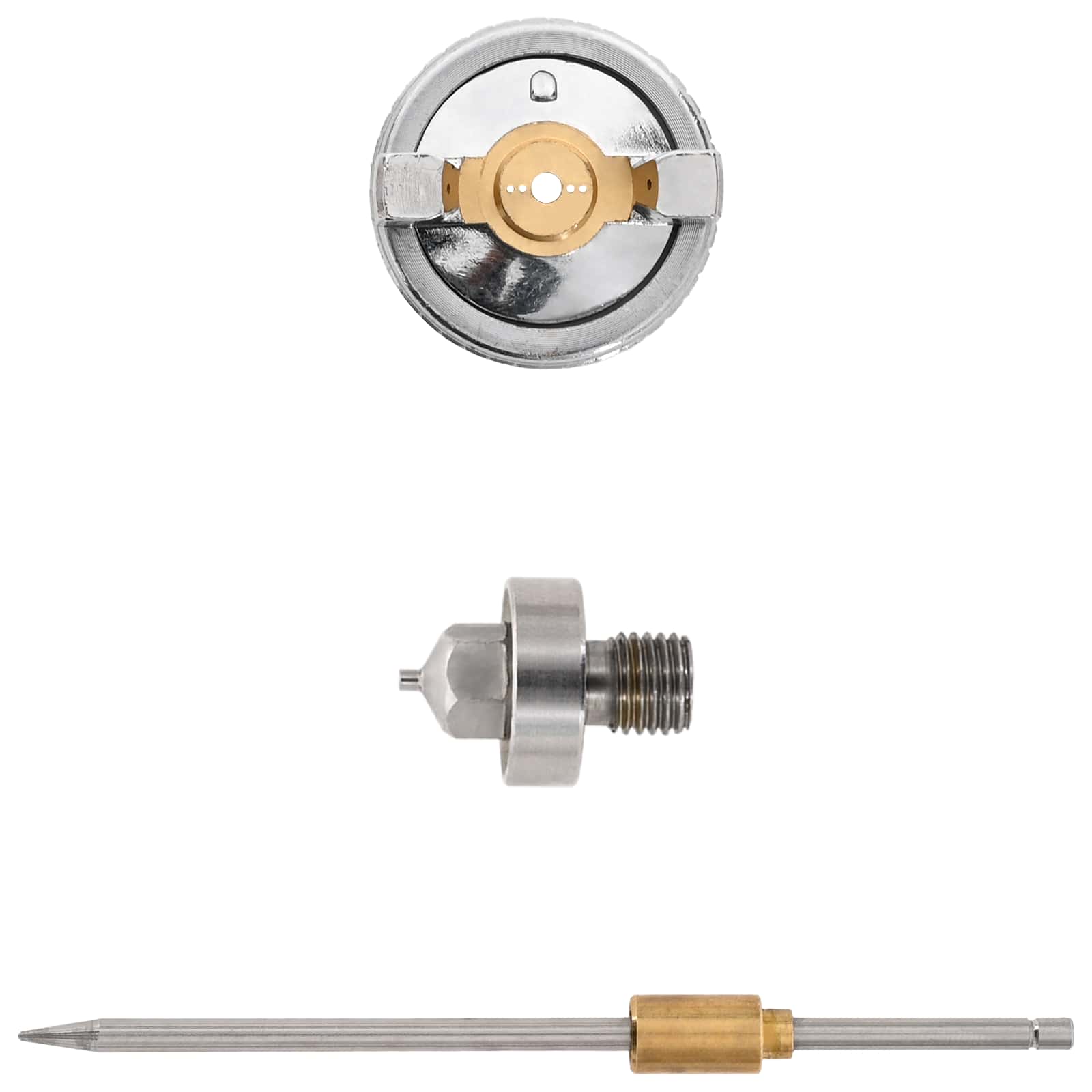 HVLP purkštuvo antgalis 0,8 mm antgalis Sidabrinė HVLP purkštuvo antgalis 0,8 mm antgalis Sidabrinė - Image 3