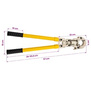 Hidraulinis vamzdžių suspaudimo įrankis 2 vnt. 60 kN Ø16-32 mm