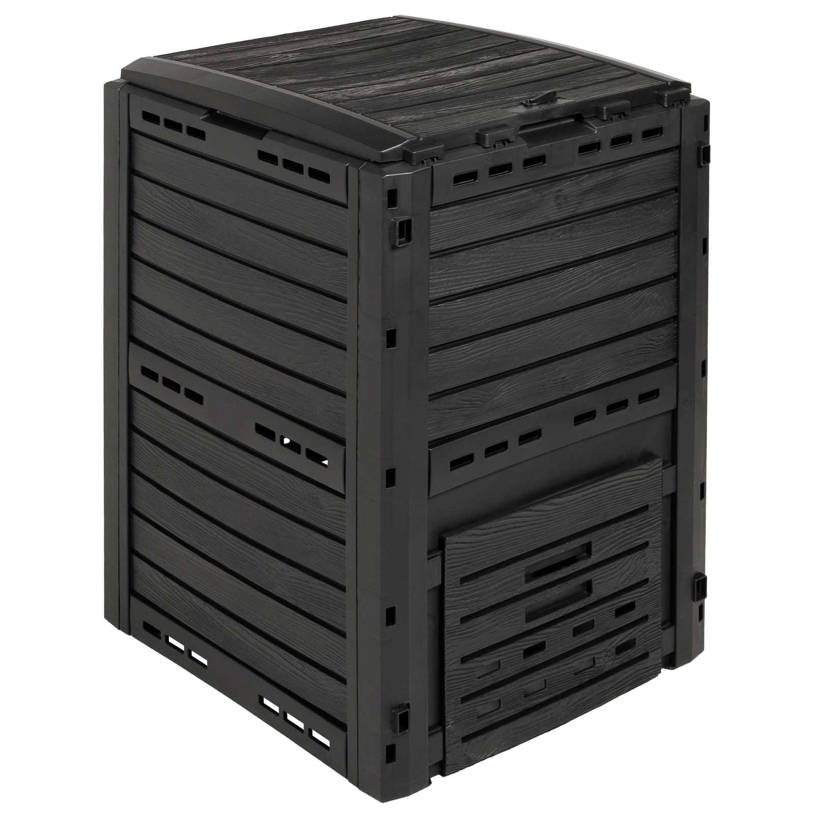 Sodo kompostinė Juoda 59,5 x 60 x 81,5 cm 280 l 100% PP Sodo kompostinė Juoda 59,5 x 60 x 81,5 cm 280 l 100% PP - Image 3