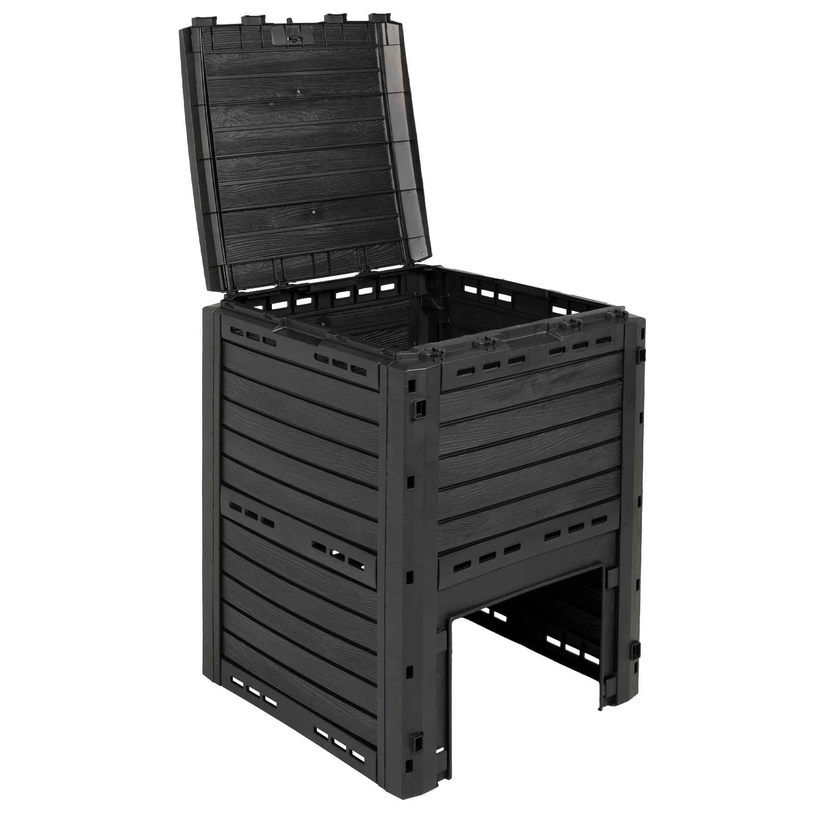 Sodo kompostinė Juoda 59,5 x 60 x 81,5 cm 280 l 100% PP Sodo kompostinė Juoda 59,5 x 60 x 81,5 cm 280 l 100% PP - Image 4