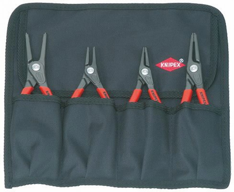 Replių vidiniams ir išoriniams žiedams komplektas 4 vnt., Knipex Replių vidiniams ir išoriniams žiedams komplektas 4 vnt., Knipex