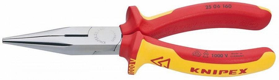 Smailianosės replės VDE 160mm, Knipex Smailianosės replės VDE 160mm, Knipex