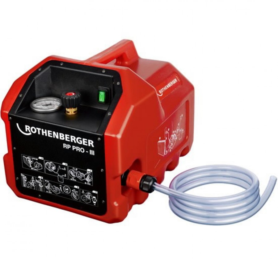 Pompa vamzdyno testavimui elektrinė RP PRO III, Rothenberger Pompa vamzdyno testavimui elektrinė RP PRO III, Rothenberger