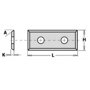Peilis HWM 49.5X9X1.5, CMT