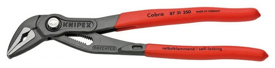 Replės COBRA EXTRA SLIM 250mm D32mm, Knipex Replės COBRA EXTRA SLIM 250mm D32mm, Knipex