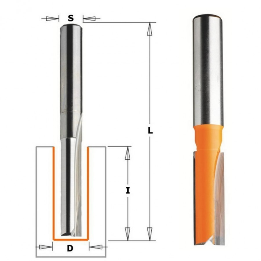 Freza HM S=8 D=6×25, CMT Freza HM S=8 D=6x25, CMT - Image 3